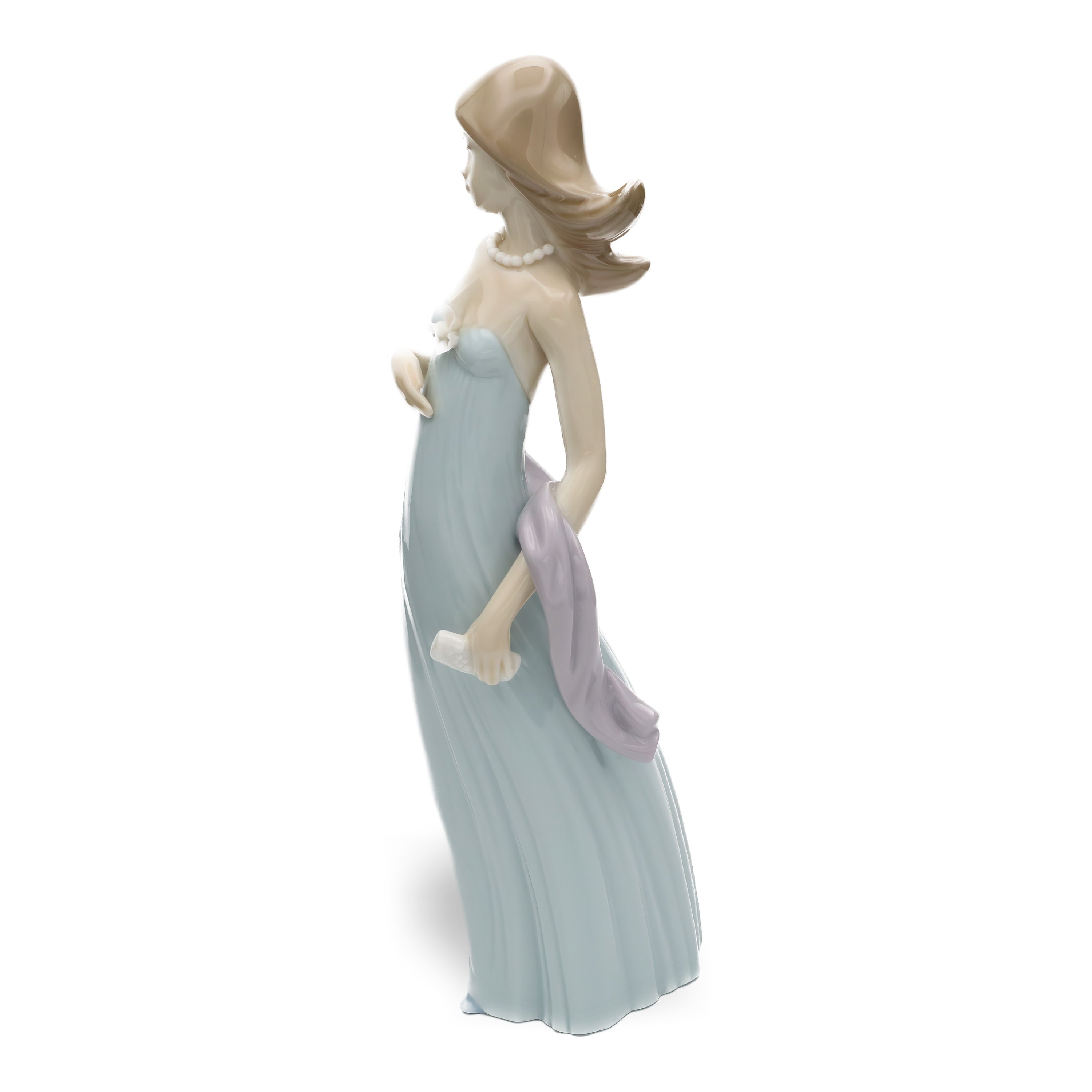 Lladro Ingenue Woman Figurine, Art Deco Figurine, Porcelain Sculpture, Vintage Collectible Decor, Retired