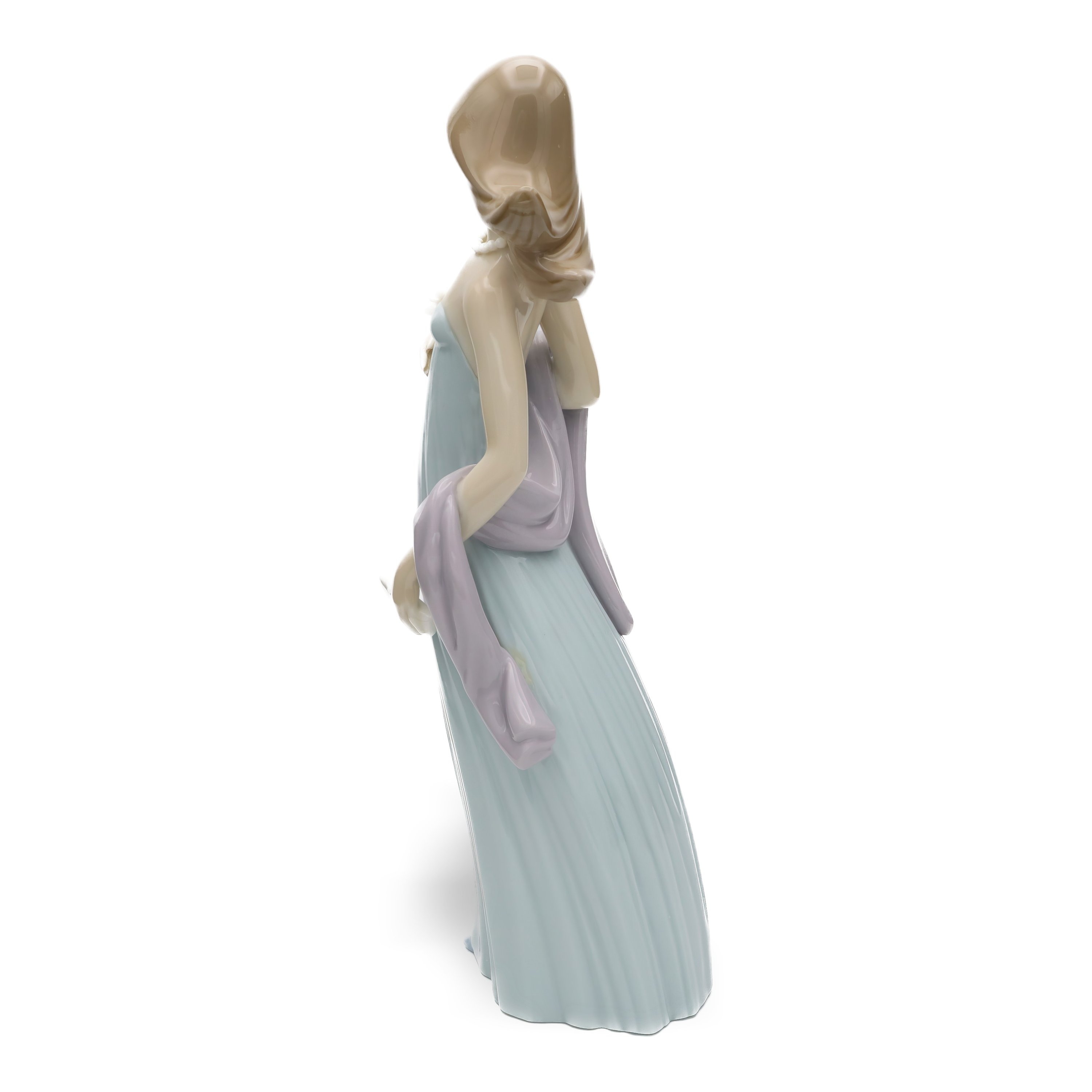 Lladro Ingenue Woman Figurine, Art Deco Figurine, Porcelain Sculpture, Vintage Collectible Decor, Retired