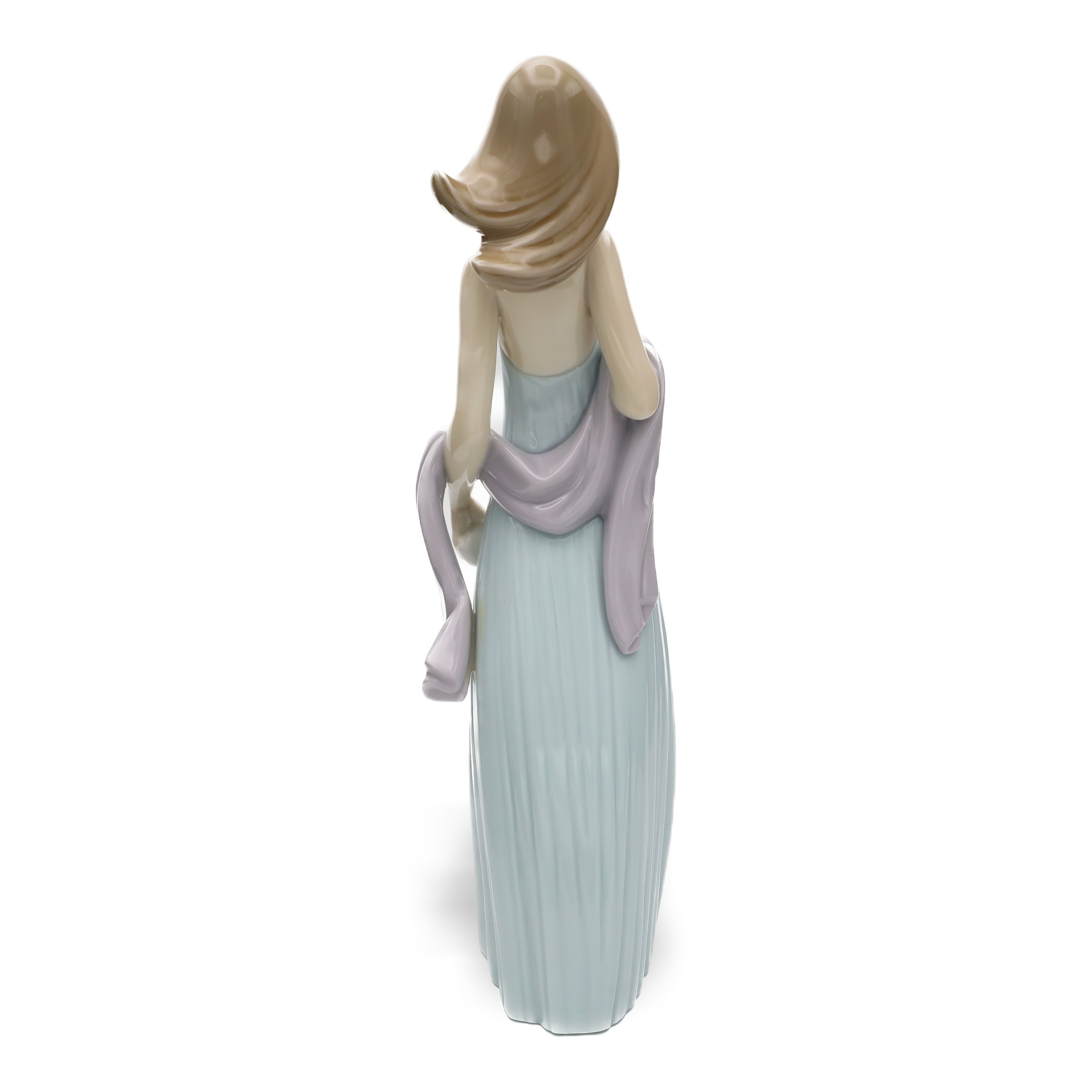 Lladro Ingenue Woman Figurine, Art Deco Figurine, Porcelain Sculpture, Vintage Collectible Decor, Retired