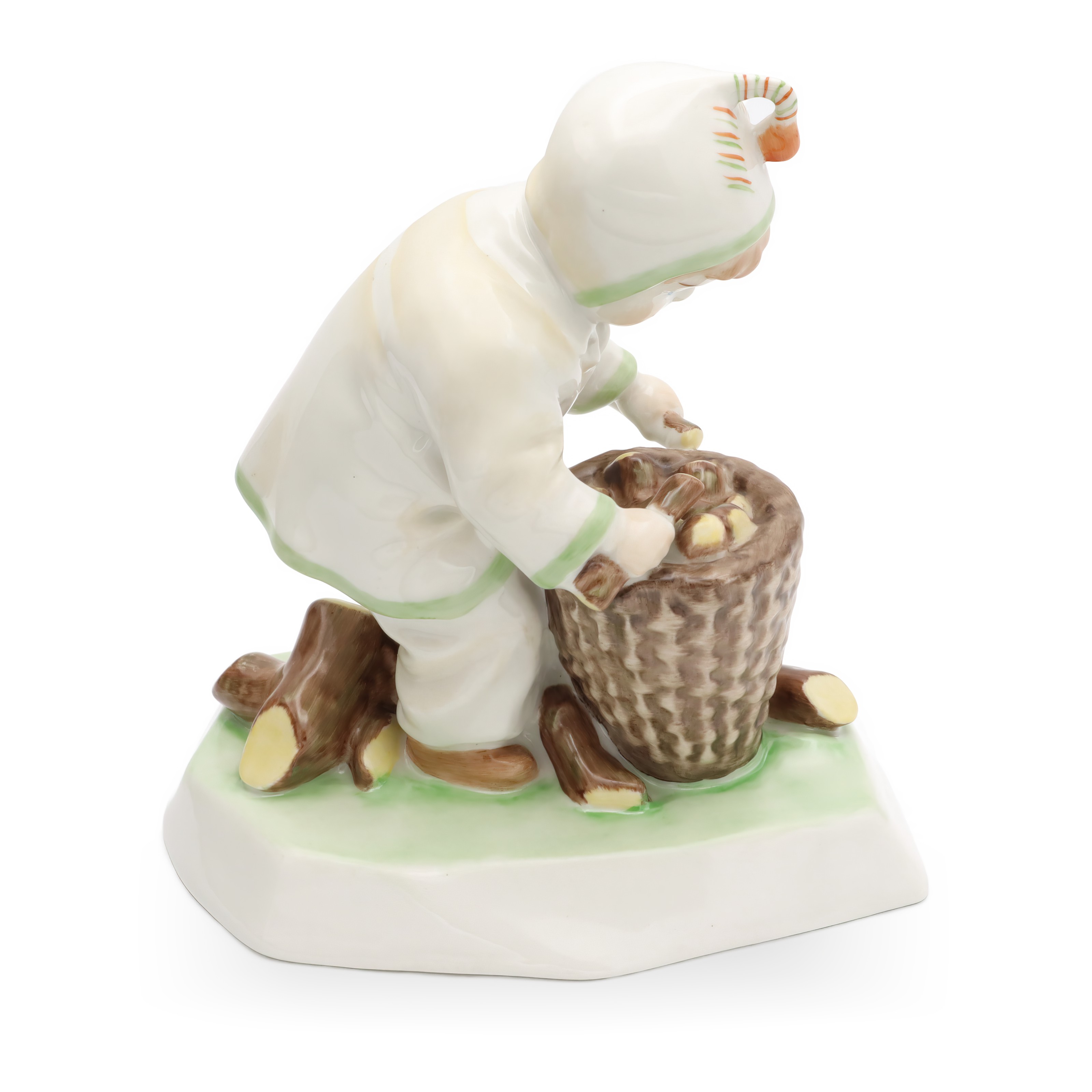 Vintage Zsolnay Porcelain Little Boy Gathering Wood Figurine Handpainted Hungarian Art Collectible Thumbnail for Vintage Little Boy Gathering Wood Figurine, Zsolnay Porcelain, Rare Handpainted Collectible, Hungarian Art Decor, Unique Gift Idea
