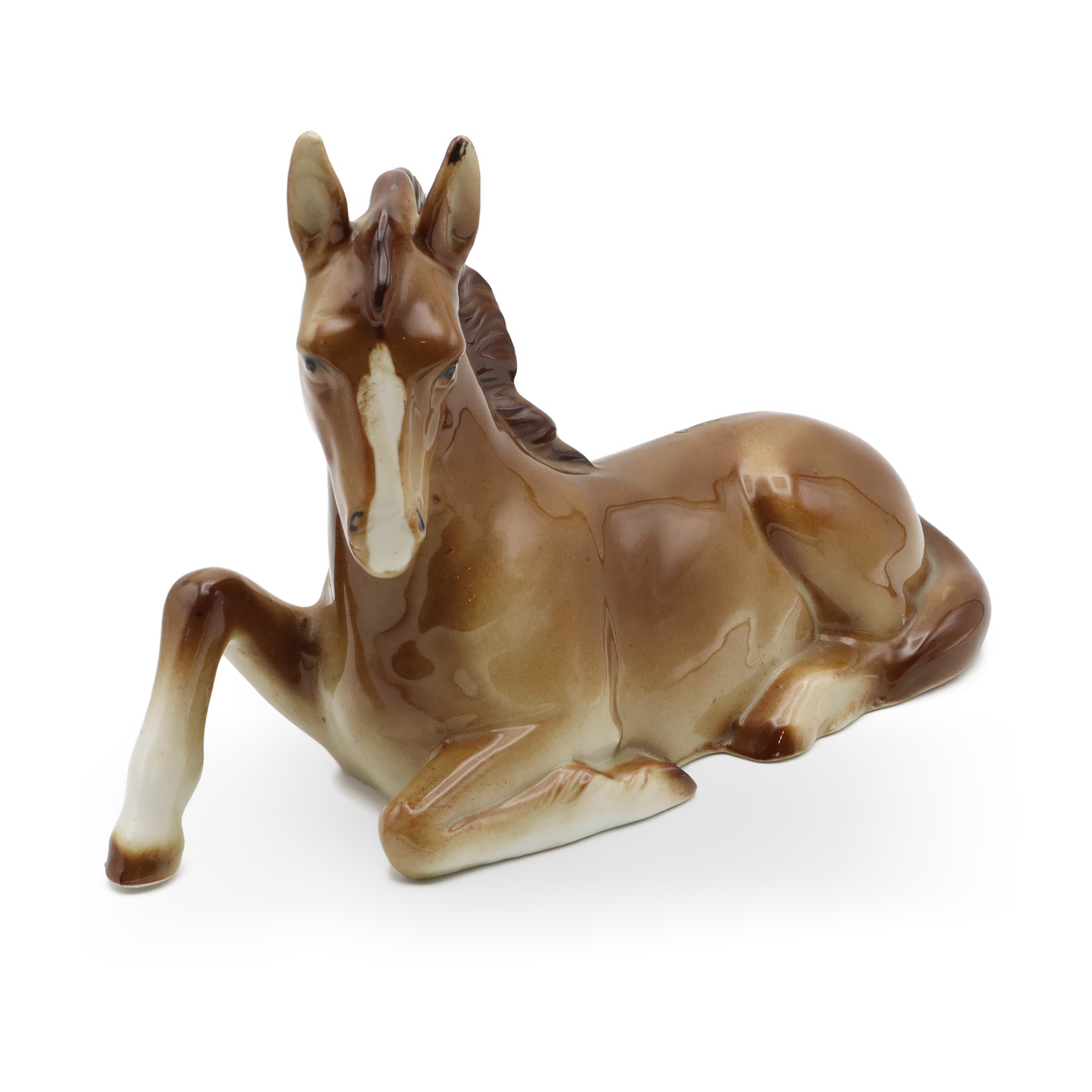 Vintage Bohemia Porcelain Horse Figurine Art Deco Stallion Sculpture Hand Painted Collectible Thumbnail for Horse Figurine, Bohemia Porcelain, Vintage Collectible Art Deco Statue, Stallion Sculpture Hand Painted, Ceramic