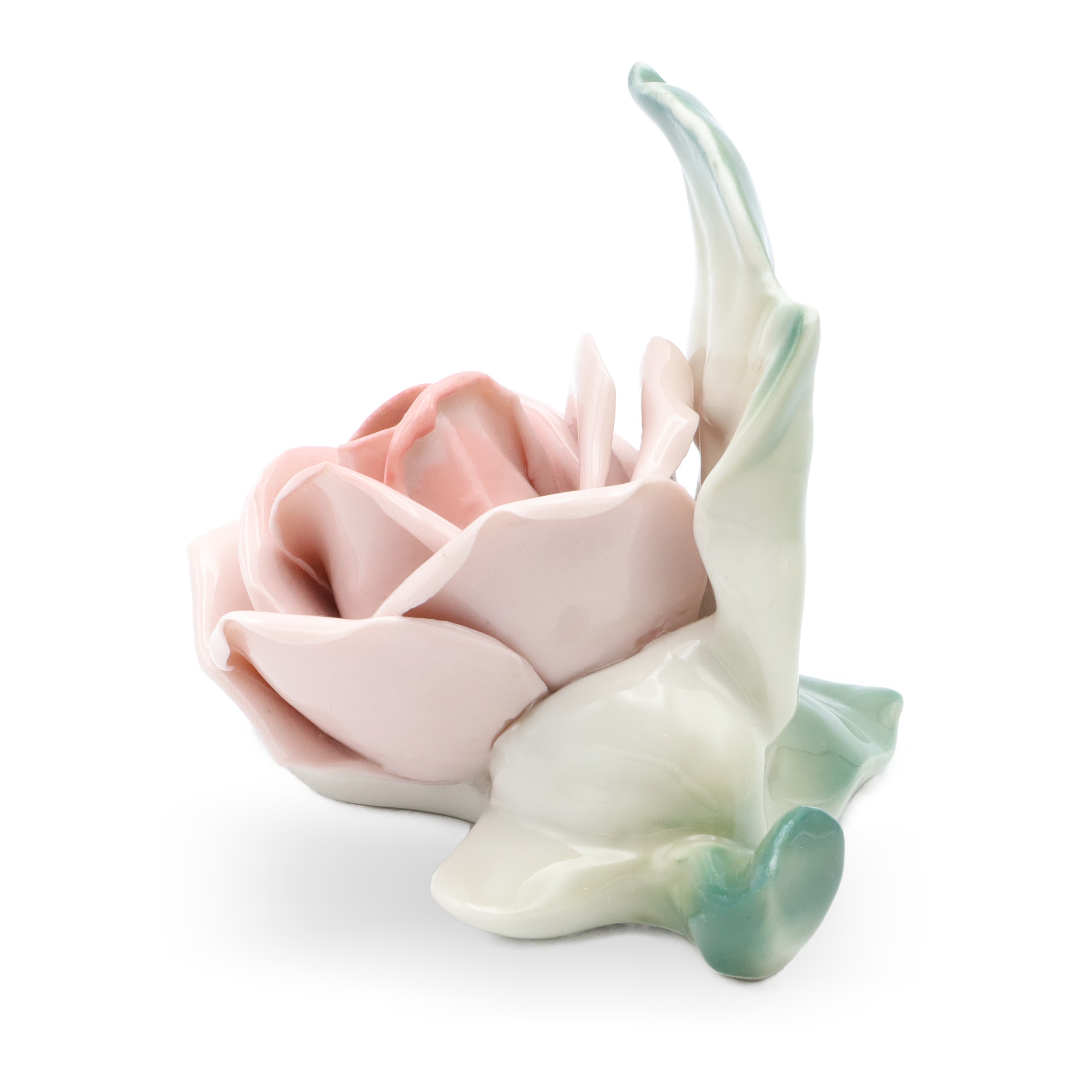 Porcelain Rose Bavaria Vintage Hand Painted Ceramic Flower Centerpiece Thumbnail for Porcelain Rose, Bavaria Rose Flower, Vintage Centerpiece, Ceramic Rose Hand Painted