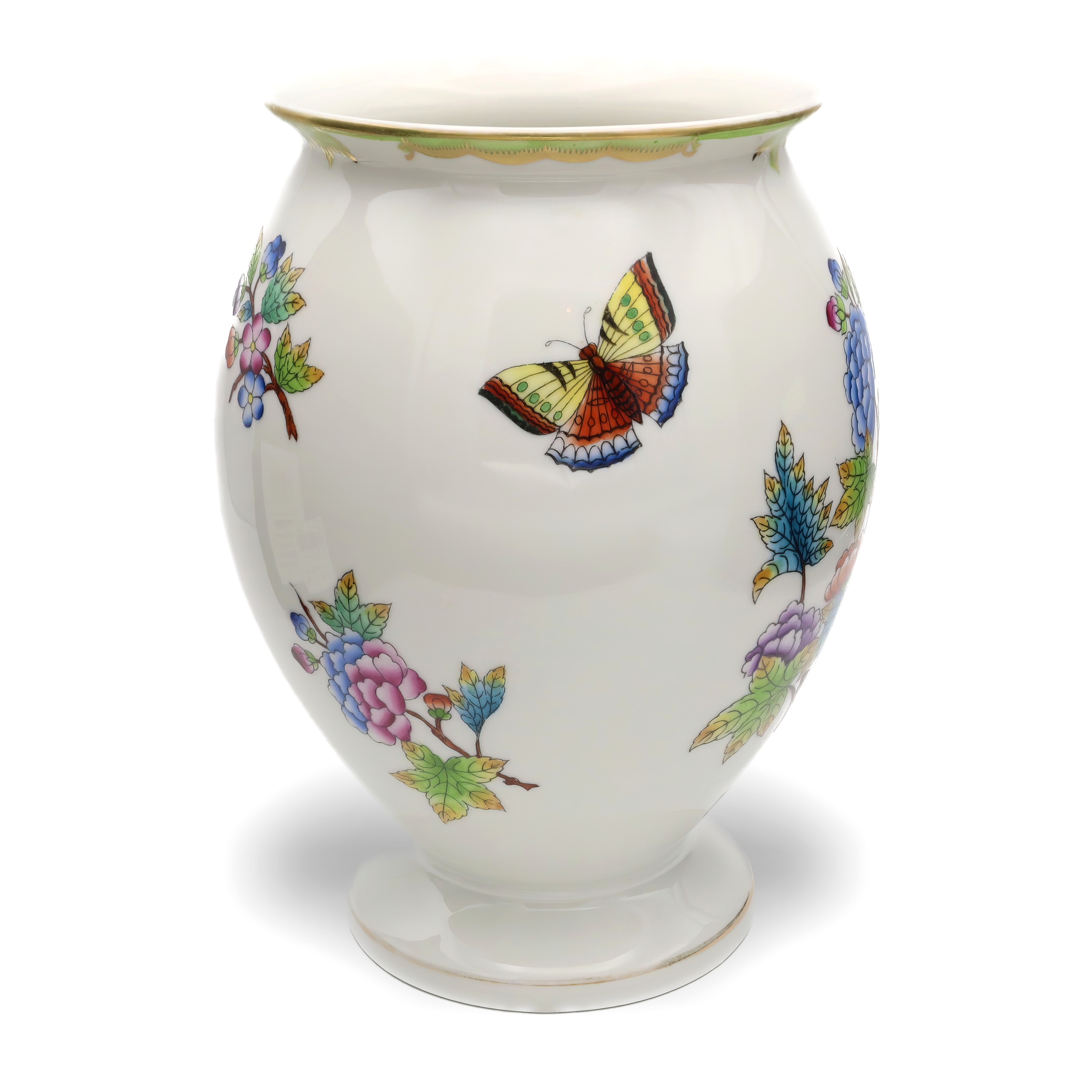 Vintage Herend Queen Victoria Vase Hand-Painted Floral Porcelain Hungarian Collectible Thumbnail for Vintage Herend Queen Victoria Vase, Hand-painted Floral Porcelain Vase, Hungarian Decorative Collectible