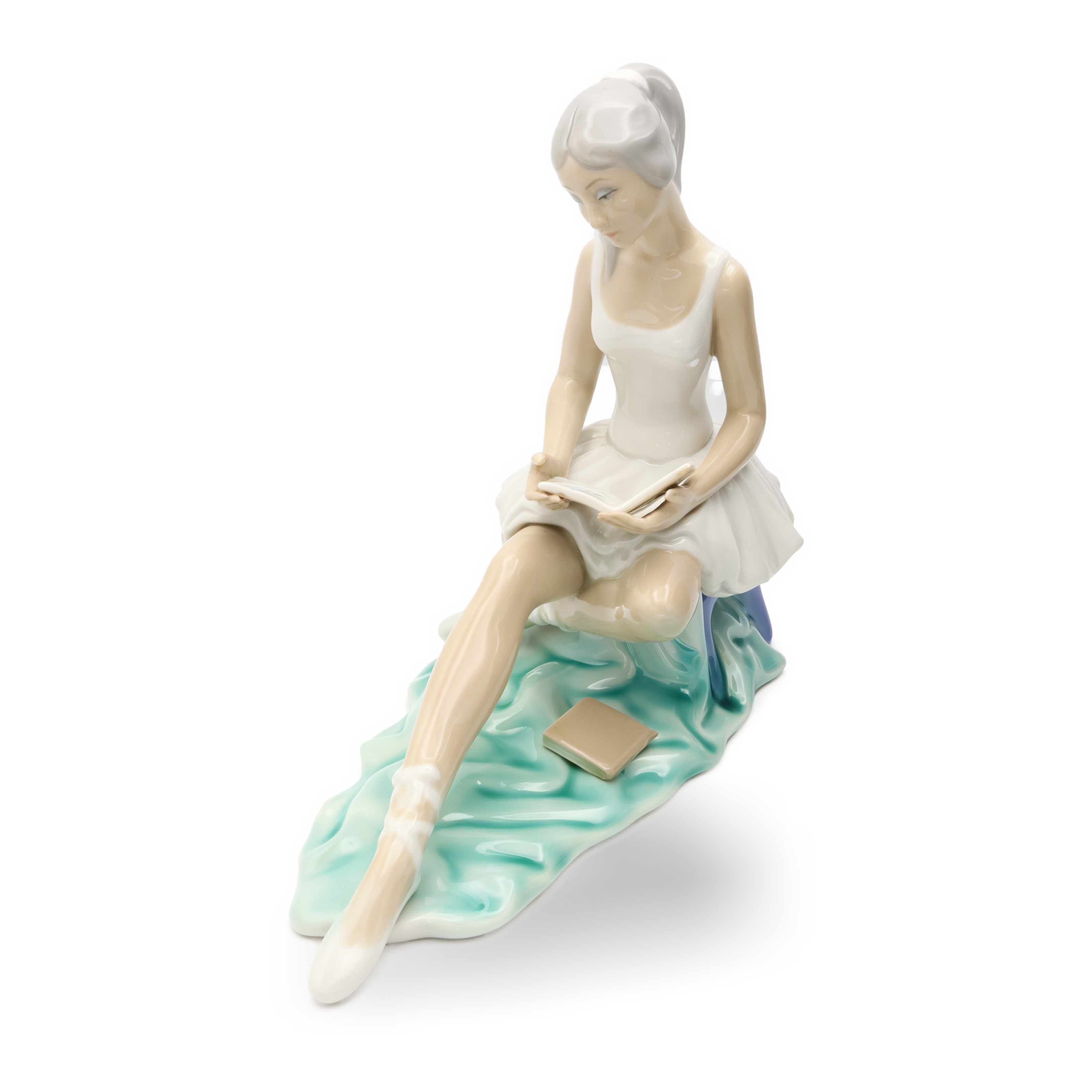 Ballerina Porcelain Doll Hand Made Tengra Vintage Collectible Figurine Thumbnail for Ballerina Porcelain Doll, Hand Made Tengra Vintage Collectible Figurine
