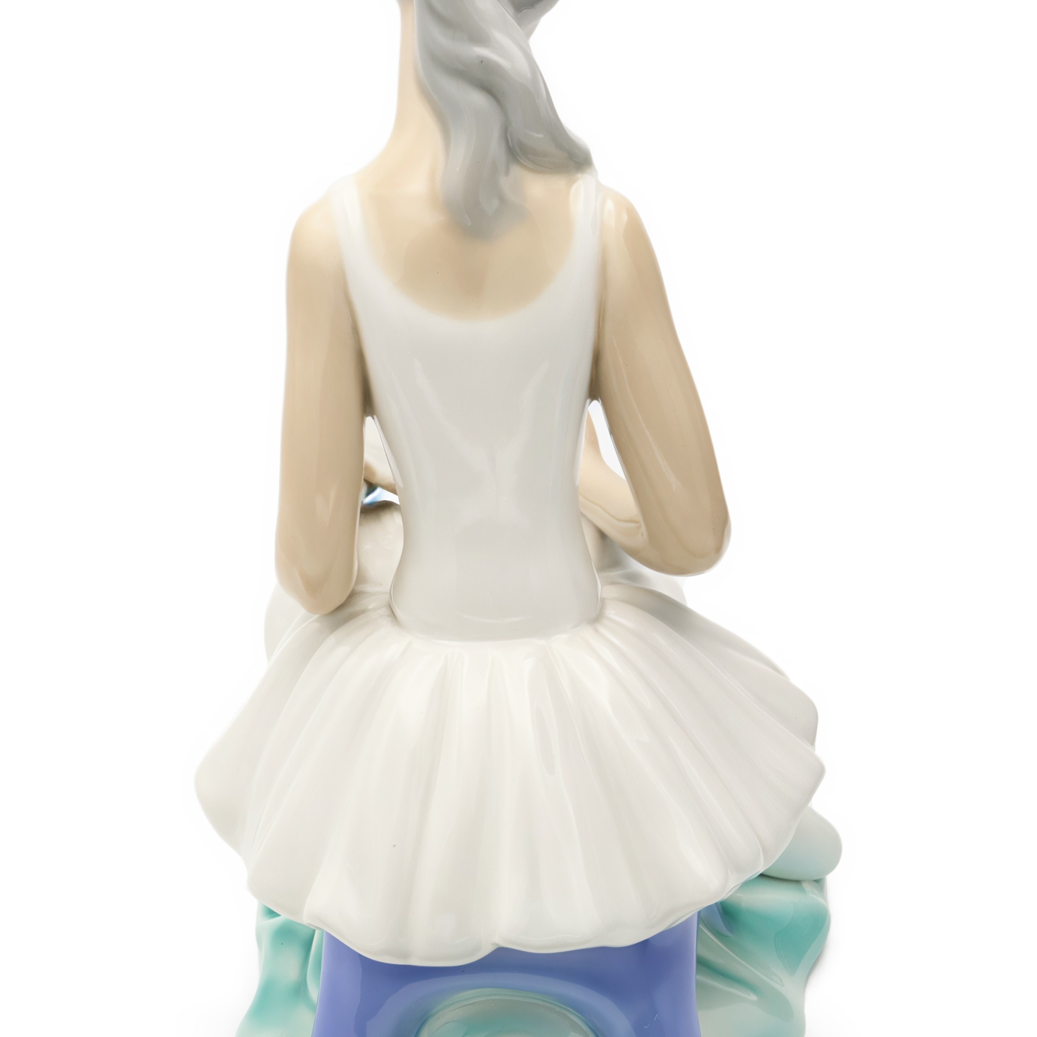 Ballerina Porcelain Doll, Hand Made Tengra Vintage Collectible Figurine