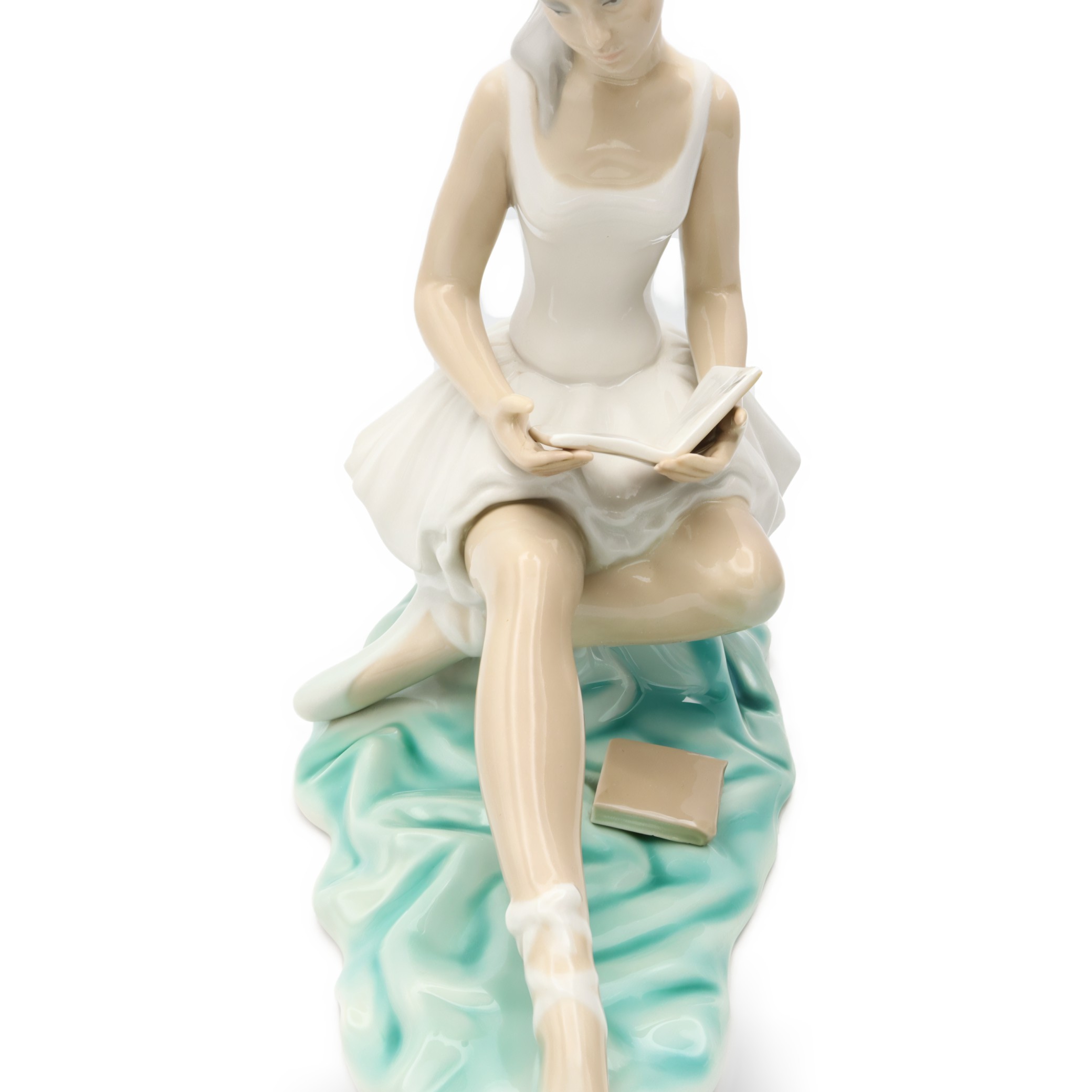 Ballerina Porcelain Doll, Hand Made Tengra Vintage Collectible Figurine