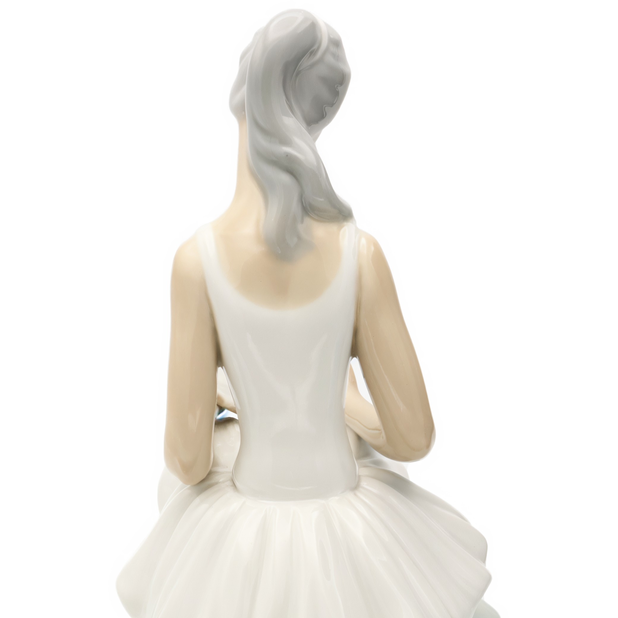 Ballerina Porcelain Doll, Hand Made Tengra Vintage Collectible Figurine