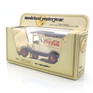 Y-12 1912 Ford Model T - Coca Cola Edition - Die Cast Model - Collectible Miniature - Vintage Replica - Matchbox Models Of Yesteryear