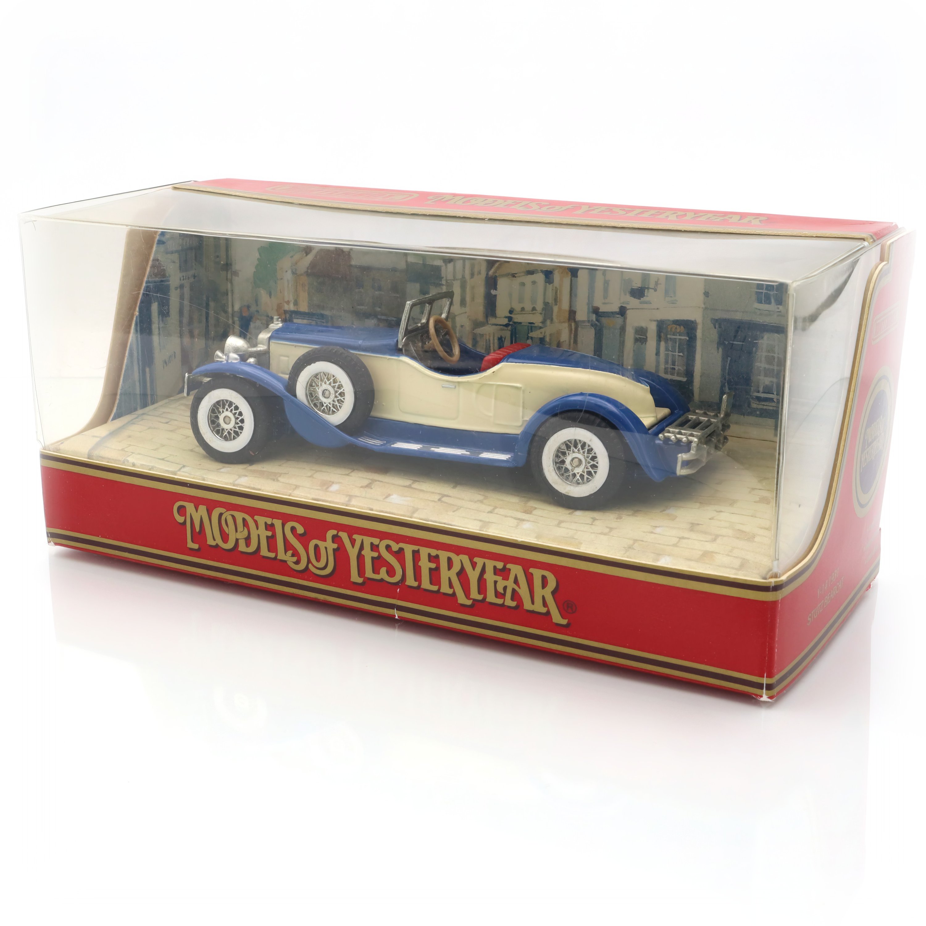 Y-14 1931 Stutz Bearcat - Antique Diecast Replica - Collectible Vintage Model - Classic Car Display Piece