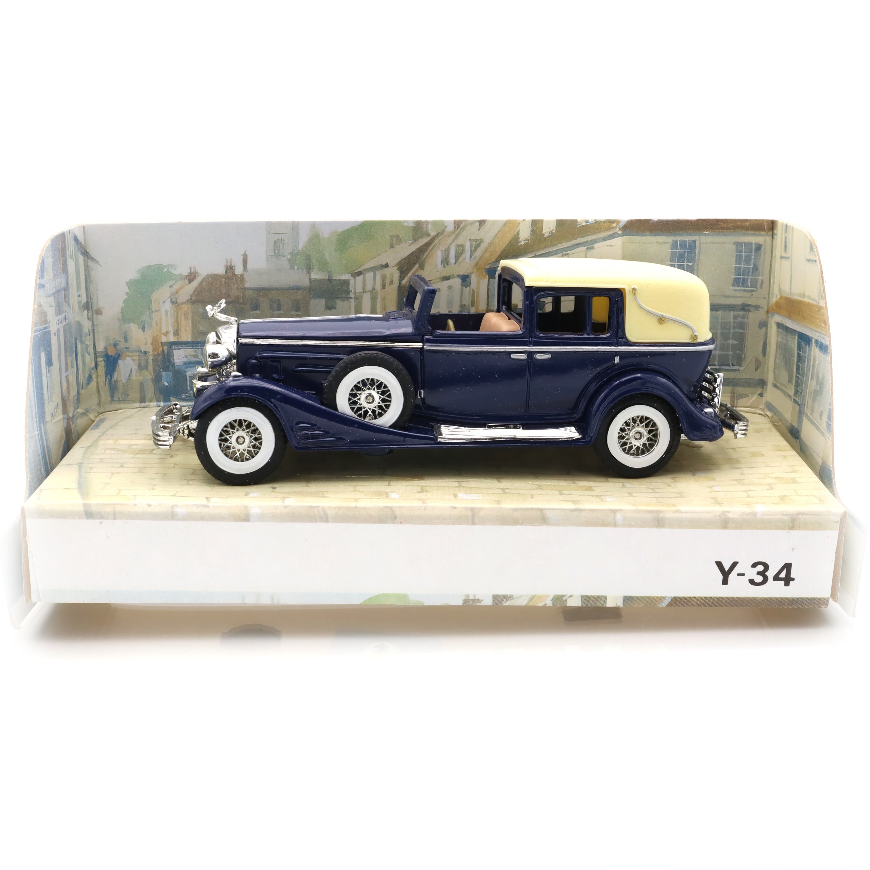 Y-34 Cadillac V16 - 1930s Diecast Car - Vintage Collectible Model - Classic Automobile Replica - Matchbox Models Of Yesteryear