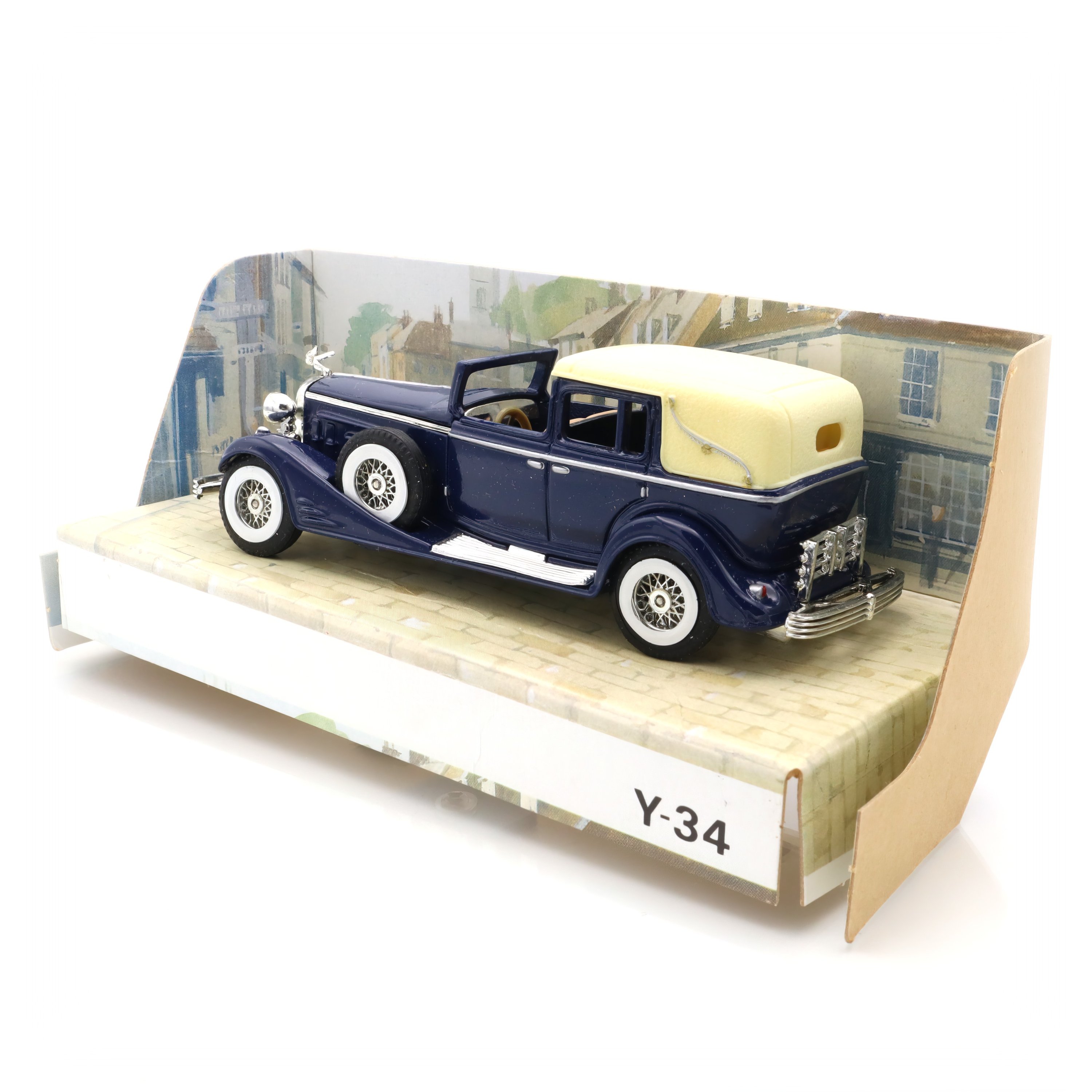 Y-34 Cadillac V16 - 1930s Diecast Car - Vintage Collectible Model - Classic Automobile Replica - Matchbox Models Of Yesteryear