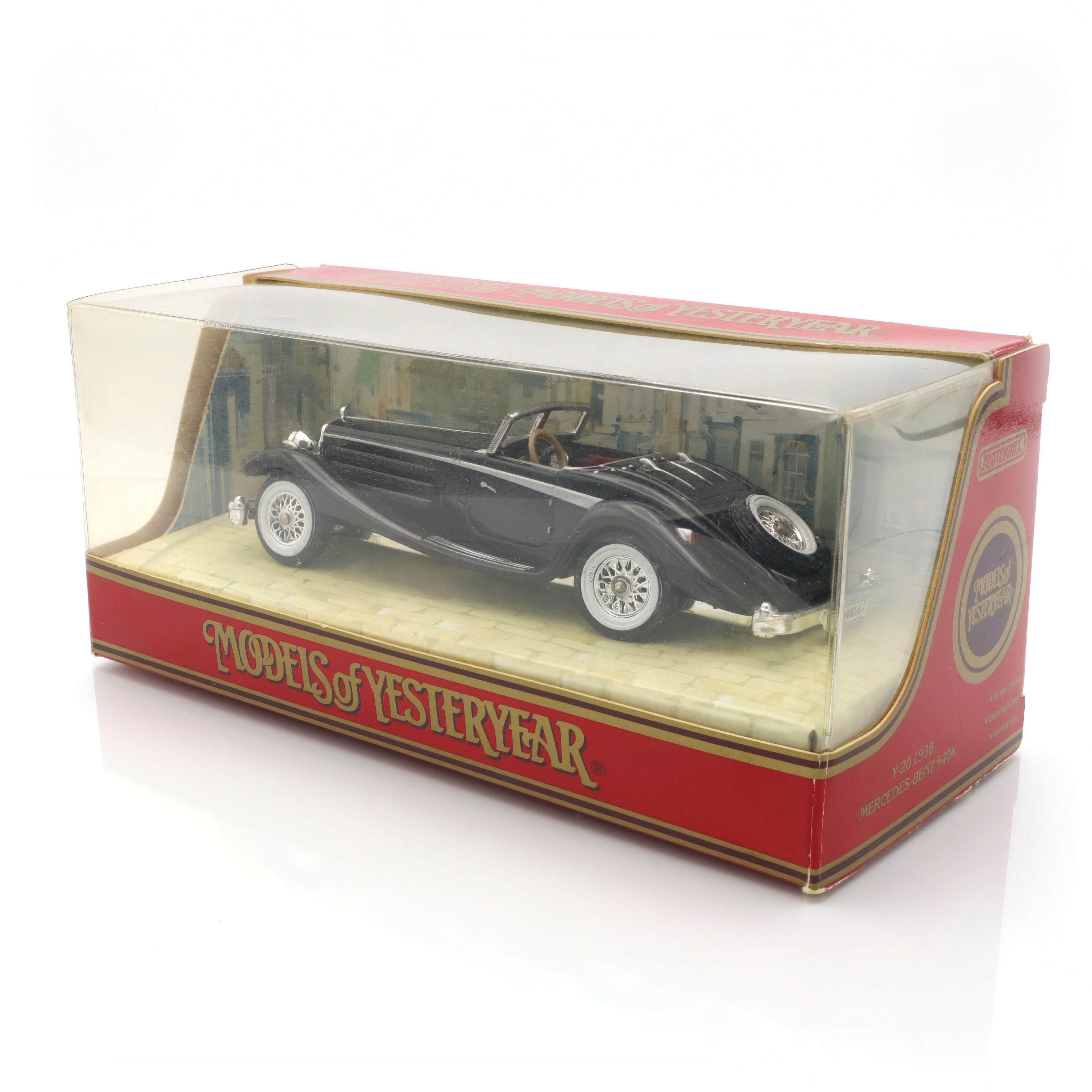 Y-20 Mercedes Benz Roadster - Vintage Diecast Collectible - Matchbox Models Of Yesteryear - Rare Antique Toy - Classic Car Miniature