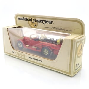 Y-6 1912 Rolls-Royce Firetruck - Vintage Diecast Collectible - Classic Car Replica - Matchbox Models Of Yesteryear - Antique Toy Vehicle