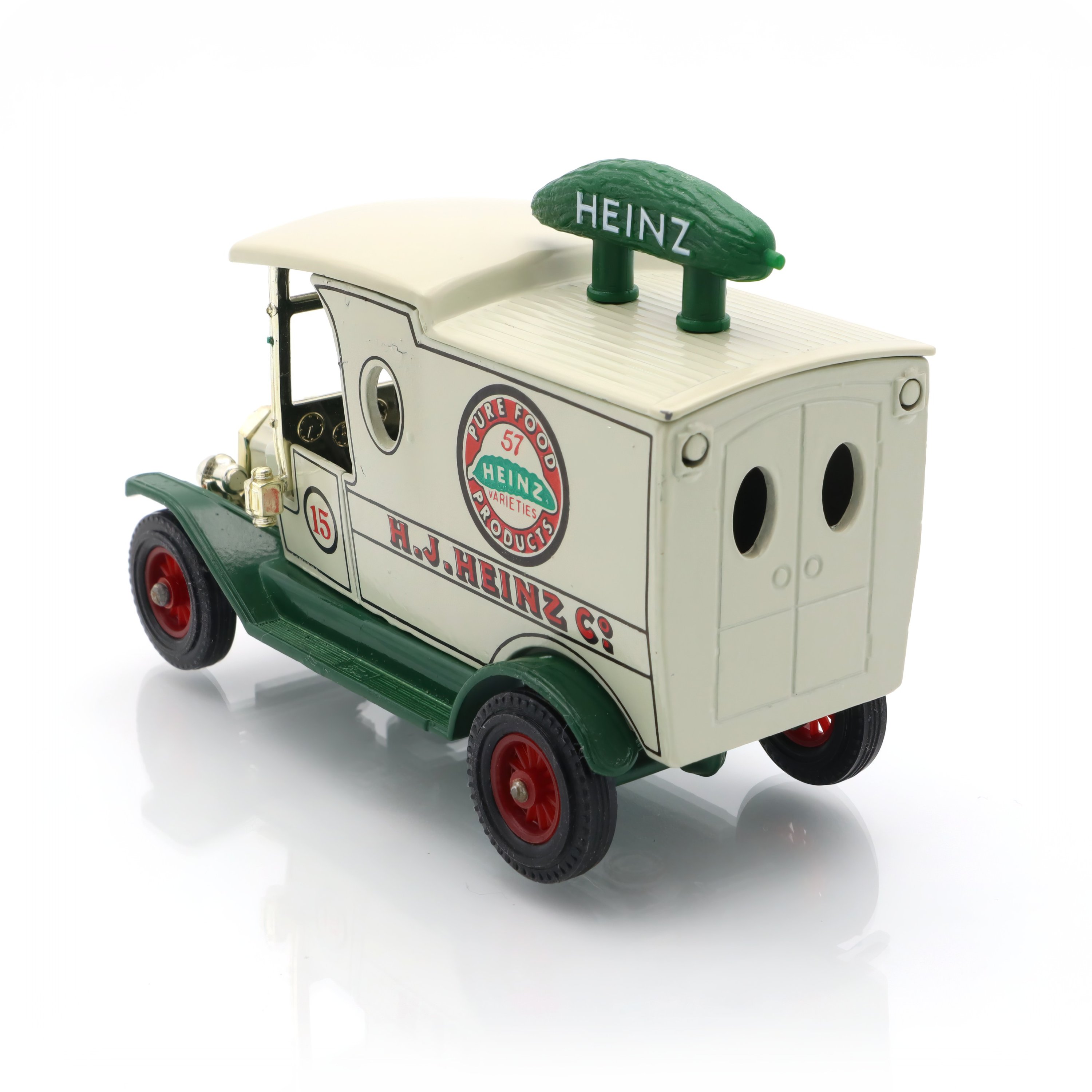 Y-12 1912 Ford Model T Heinz - Vintage Diecast Collectible - Antique Vehicle Replica - Classic Toy Car - Detailed Miniature Model