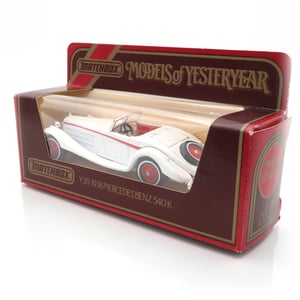 Y-20 1938 Mercedes-Benz 540K - Vintage Matchbox Yesteryear Collection - Die-cast Model Car - Rare Collectible - Mint Condition