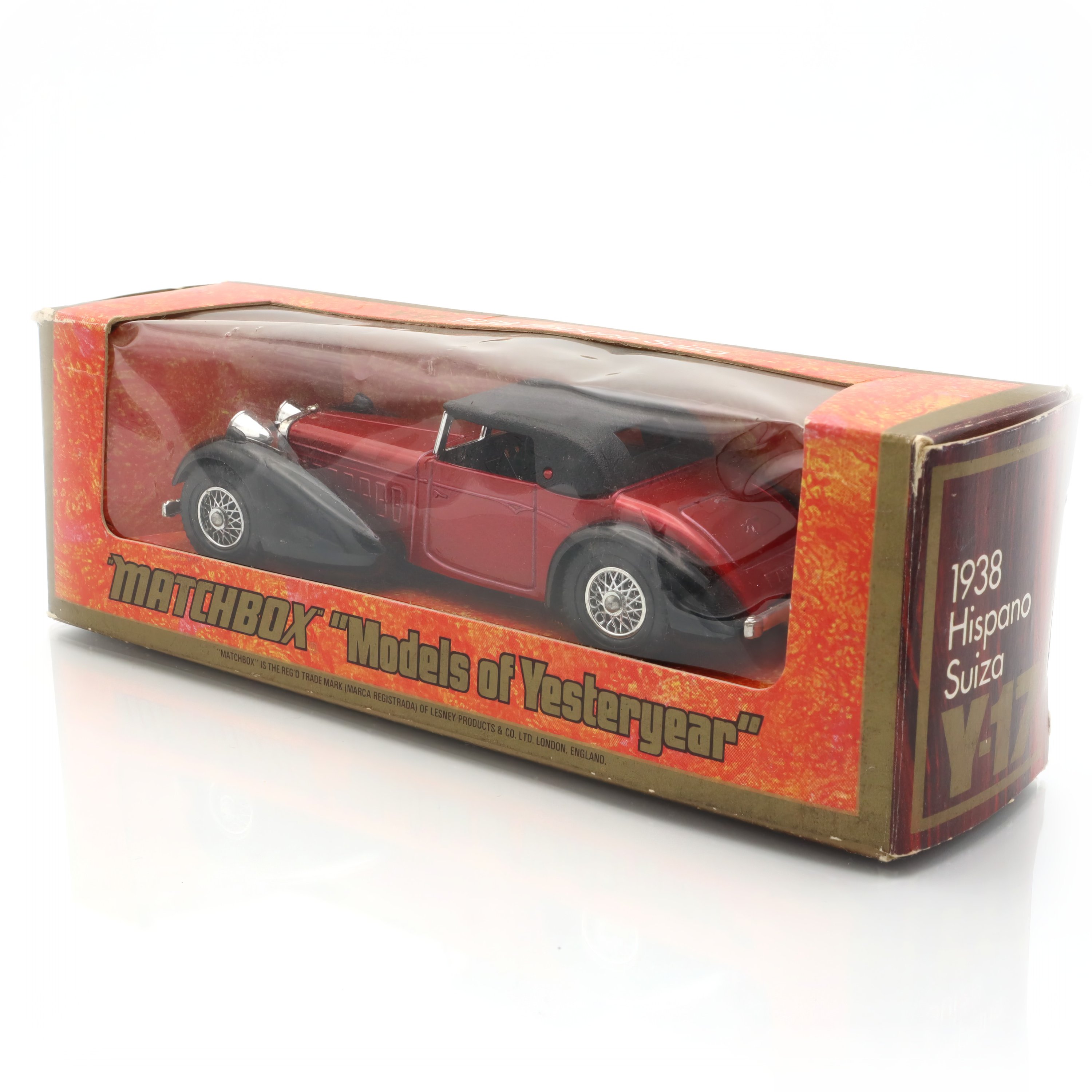Y-17 1938 Hispano Suiza - Vintage Diecast Collectible - Classic Model Car - Unique Gift For Collectors - Detailed Replica