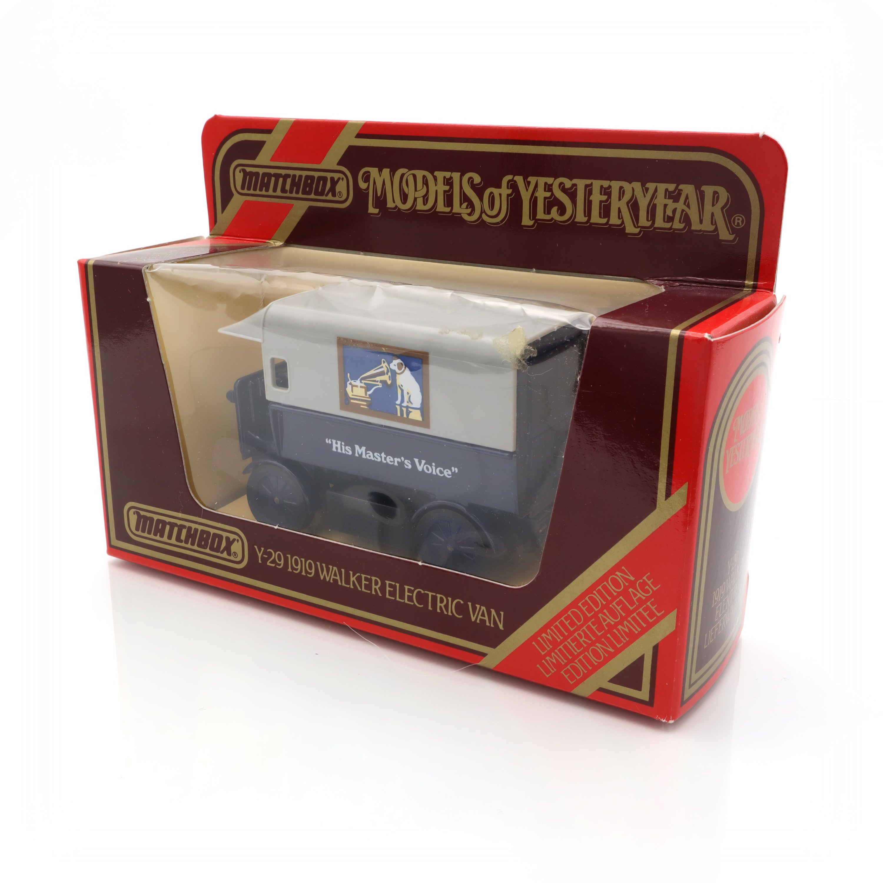 Y-29 1919 Walker Electric Van - Vintage Diecast - Collectible Model - Miniature Vehicle - Retro Transportation