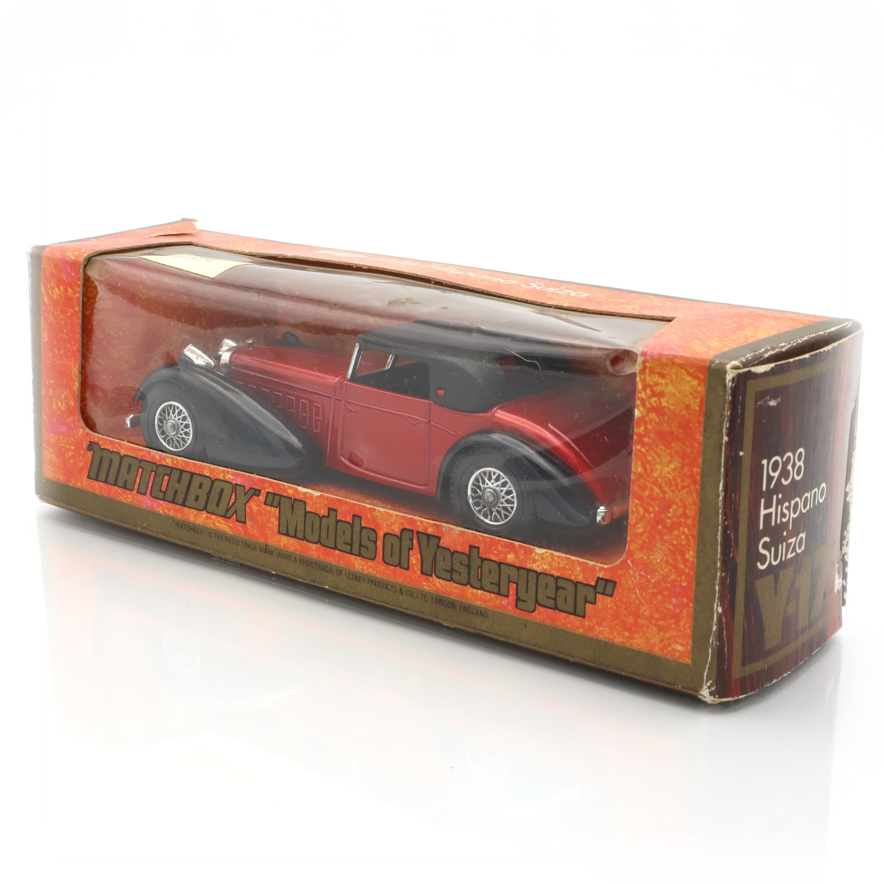 Y-17 1938 Hispano Suiza - Luxury Vintage Automobile - Diecast Collectible - Rare Scale Model - Antique Toy Car