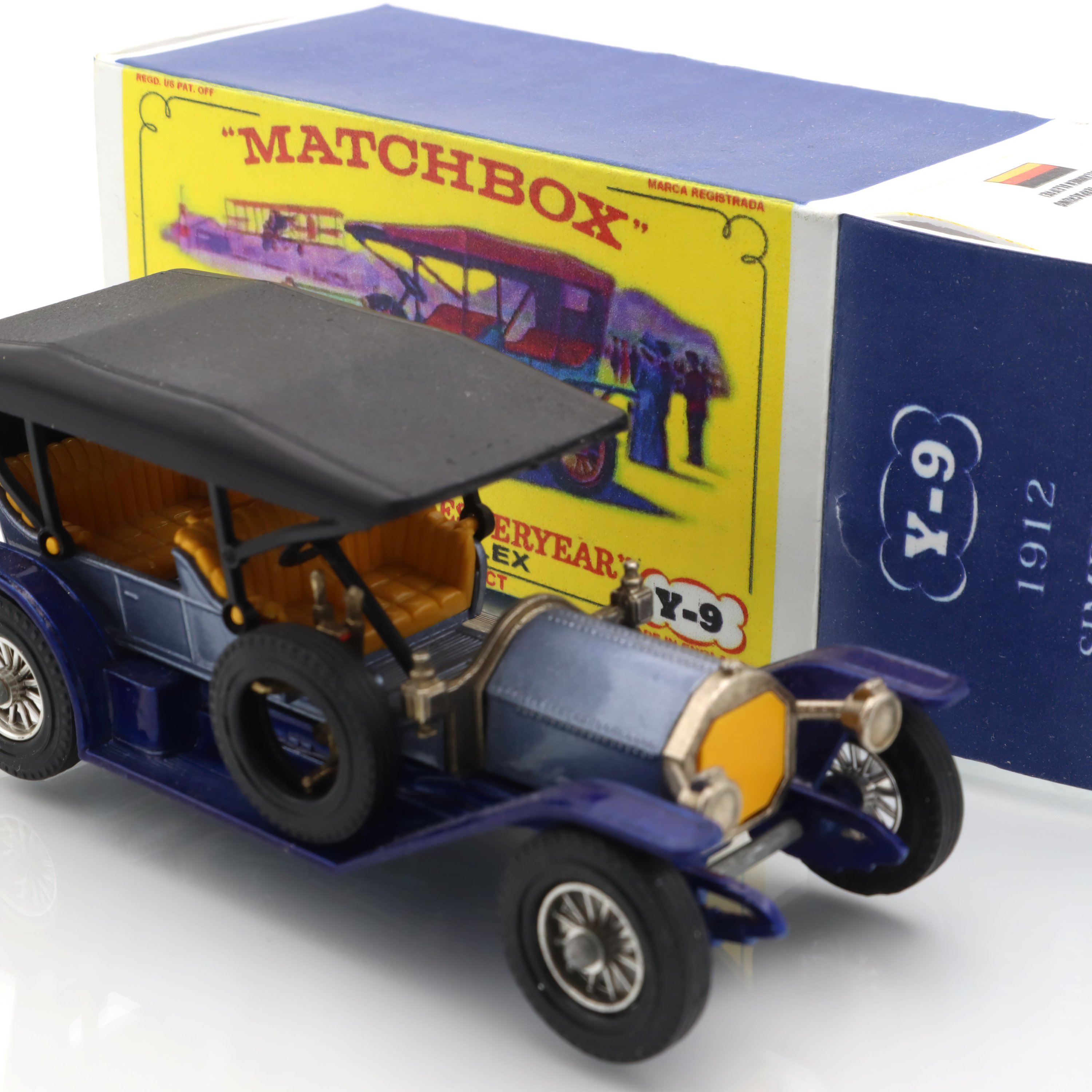Y-9 1912 Simplex-50 - Vintage Diecast Model - Classic Collector’s Car - Antique Toy Vehicle - Historical Replica
