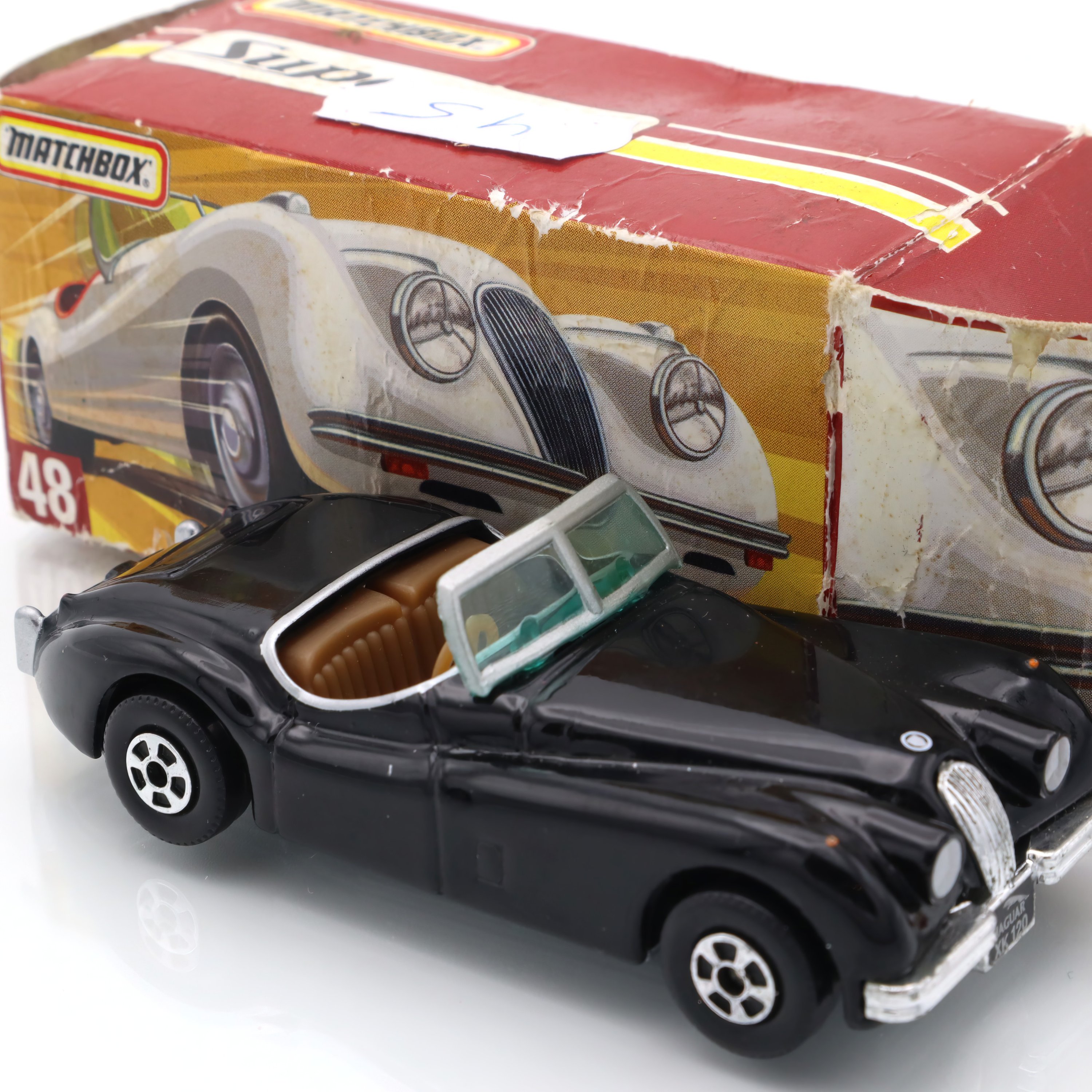 Superfast 48 Jaguar XK-120 - Vintage Car Model - Collectible Diecast - Classic Car Memorabilia - Retro Automobile Decor - Antique Car Gift