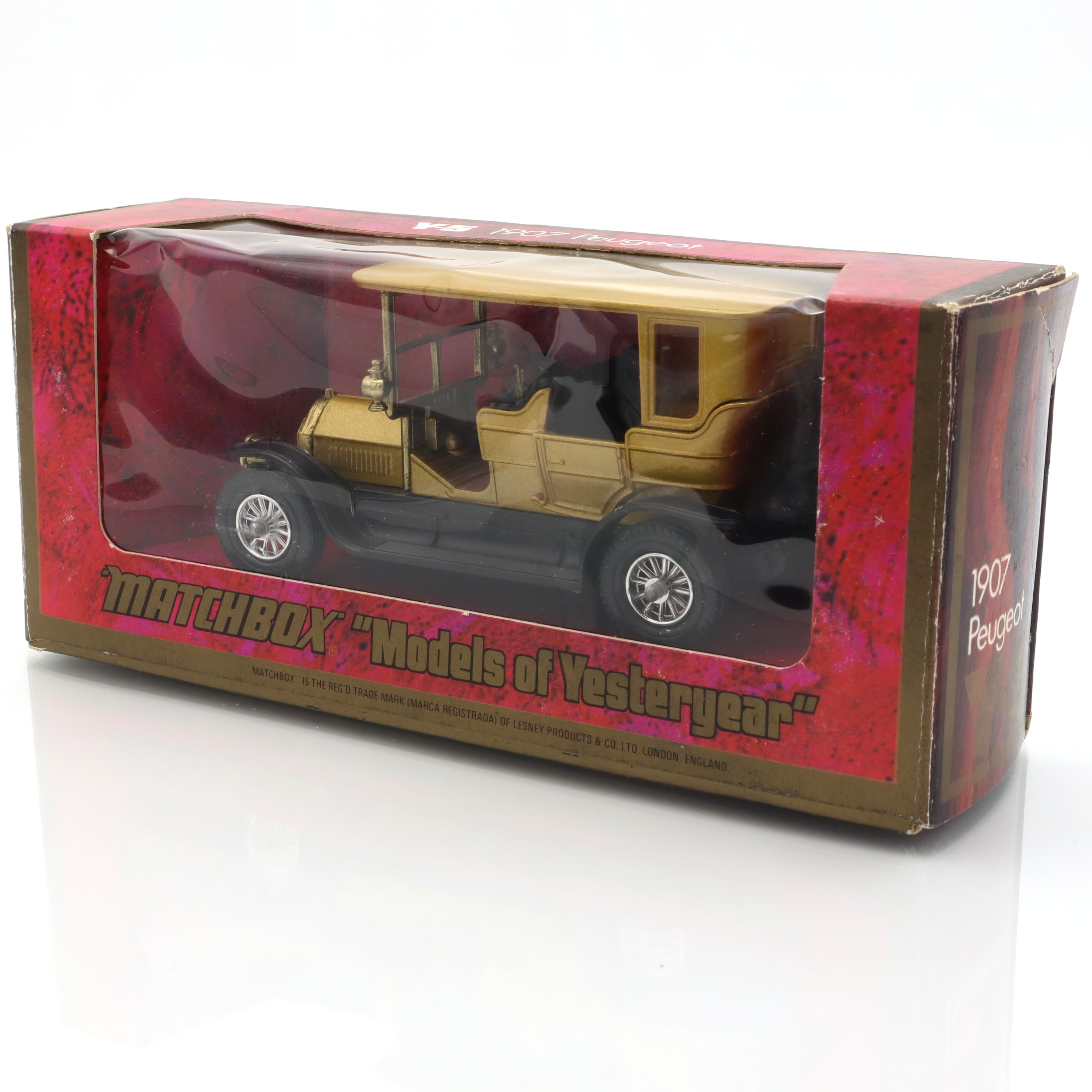 Y-5 1907 Peugeot - Vintage Collectible Car - Classic Diecast Model - Timeless Automotive Replica - Antique Style Decor