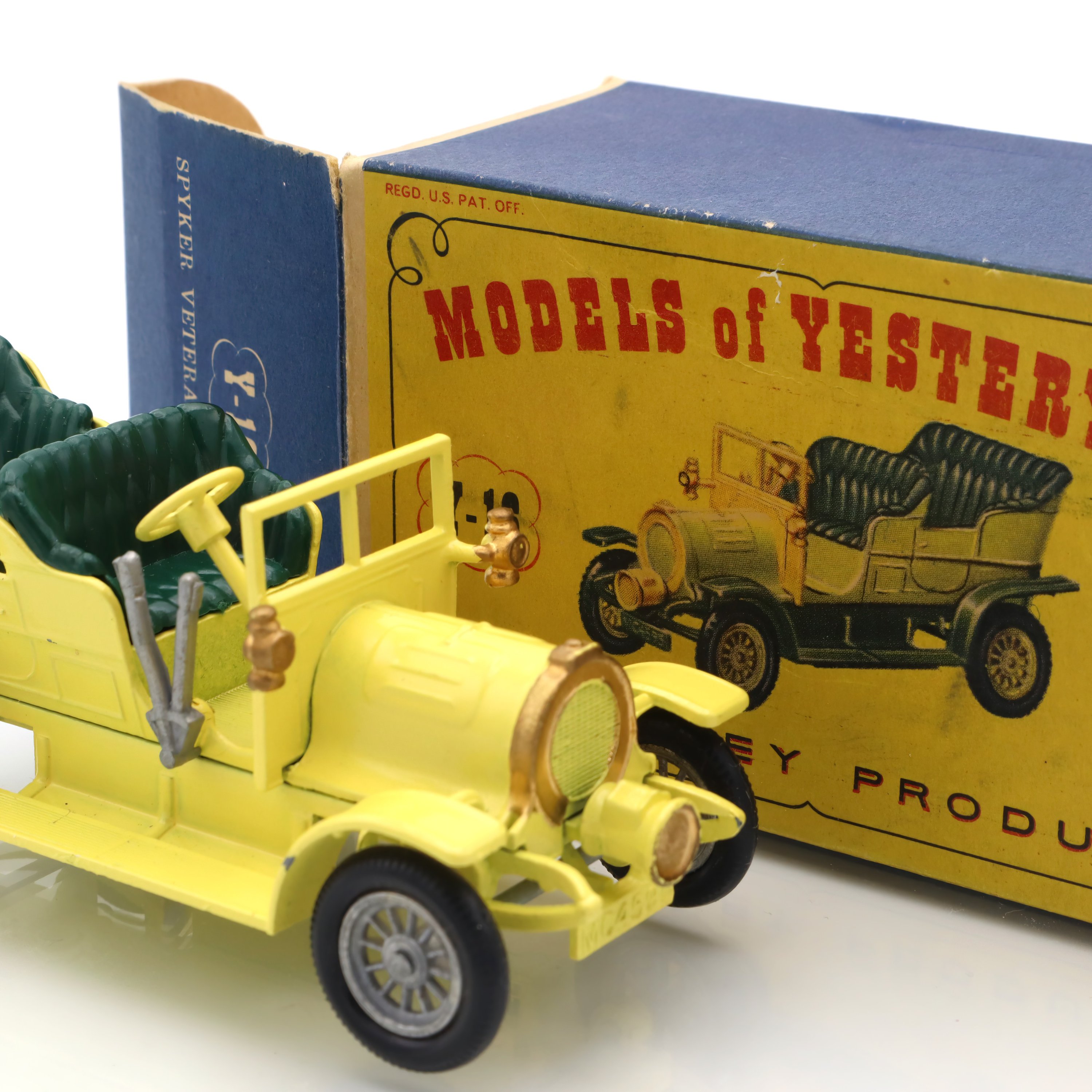 Y-16 Spyker Veteran - Vintage Diecast Model - Collectible Toy Car - Classic Dutch Automobile - Antique Replica - Rare Matchbox MOY