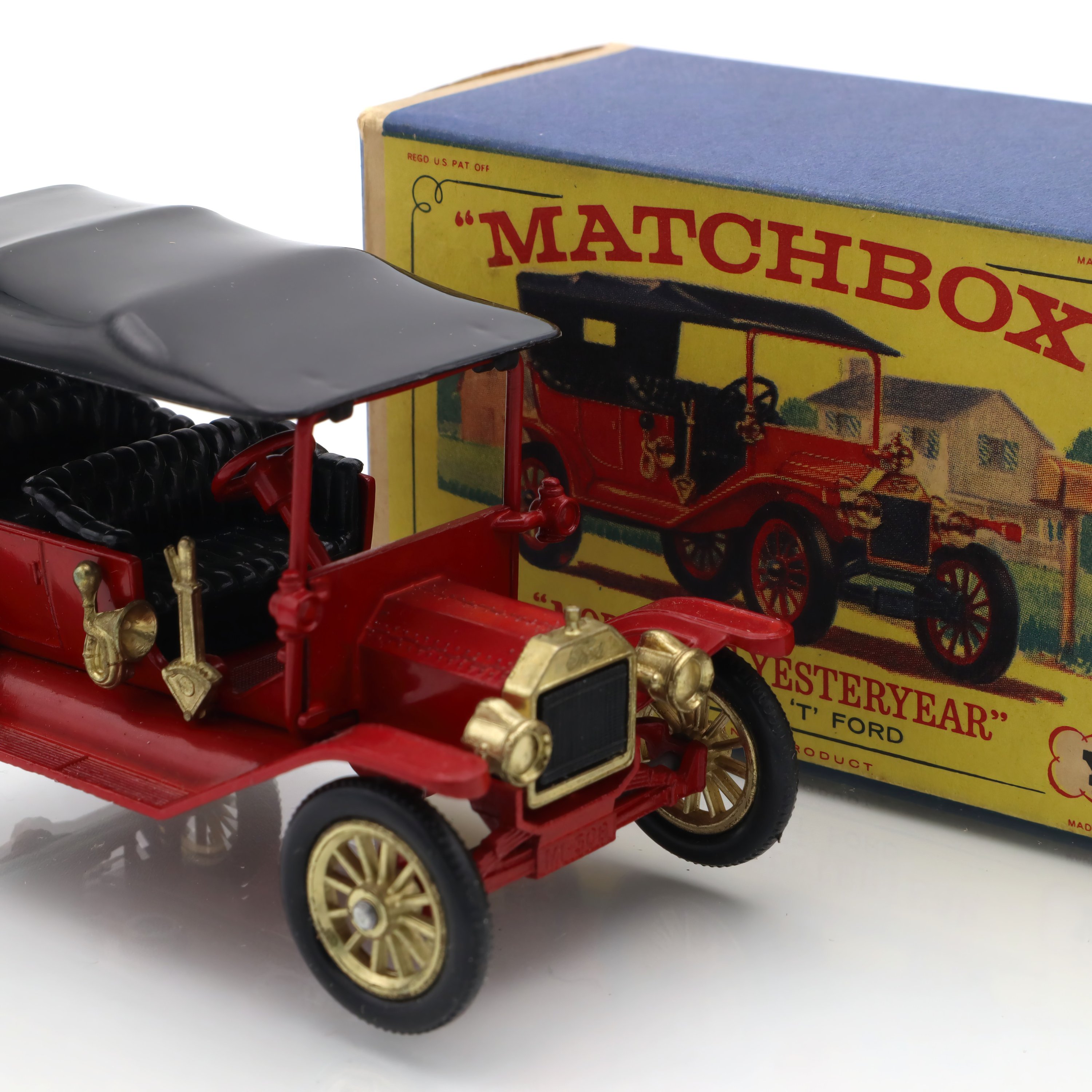 Y-1 1911 Ford Model T - Vintage Diecast Collectible - Matchbox Models Of Yesteryear - Classic Car Miniature - Antique Vehicle Replica
