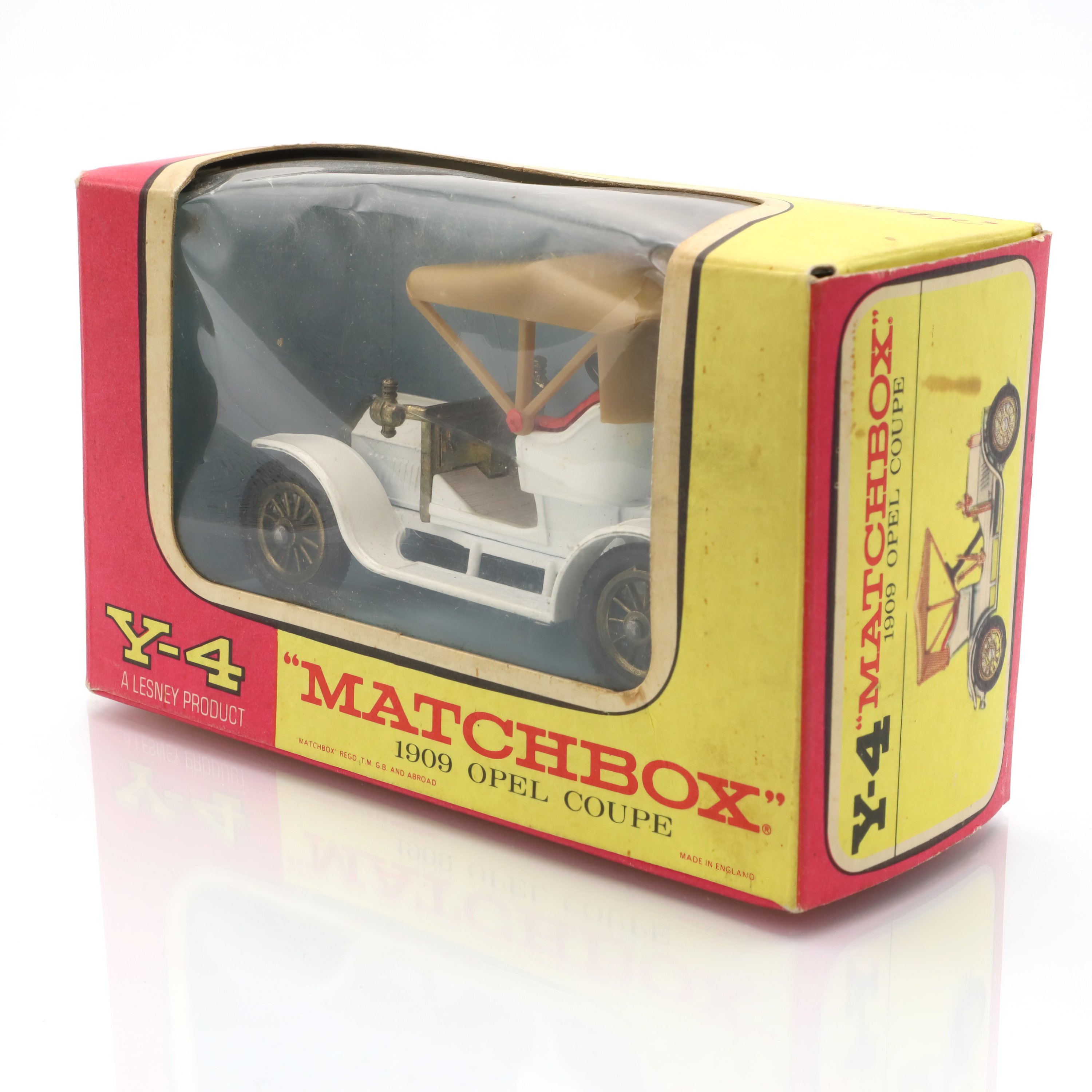 Y-4 1909 Opel Coupe - Vintage Diecast - Collectible Model - Matchbox Models Of Yesteryear - Classic Car Replica - Miniature Vehicle
