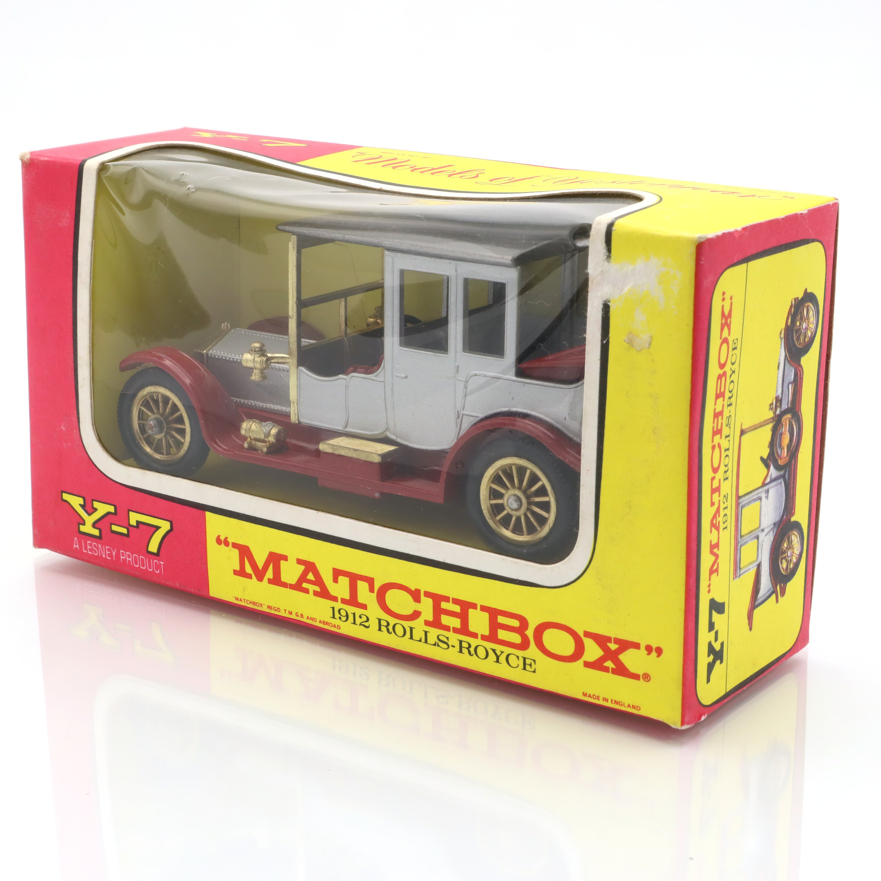 Y-7 1912 Rolls Royce - Vintage Collectible - Die-cast Model - Classic Luxury Car - Matchbox Models Of Yesteryear