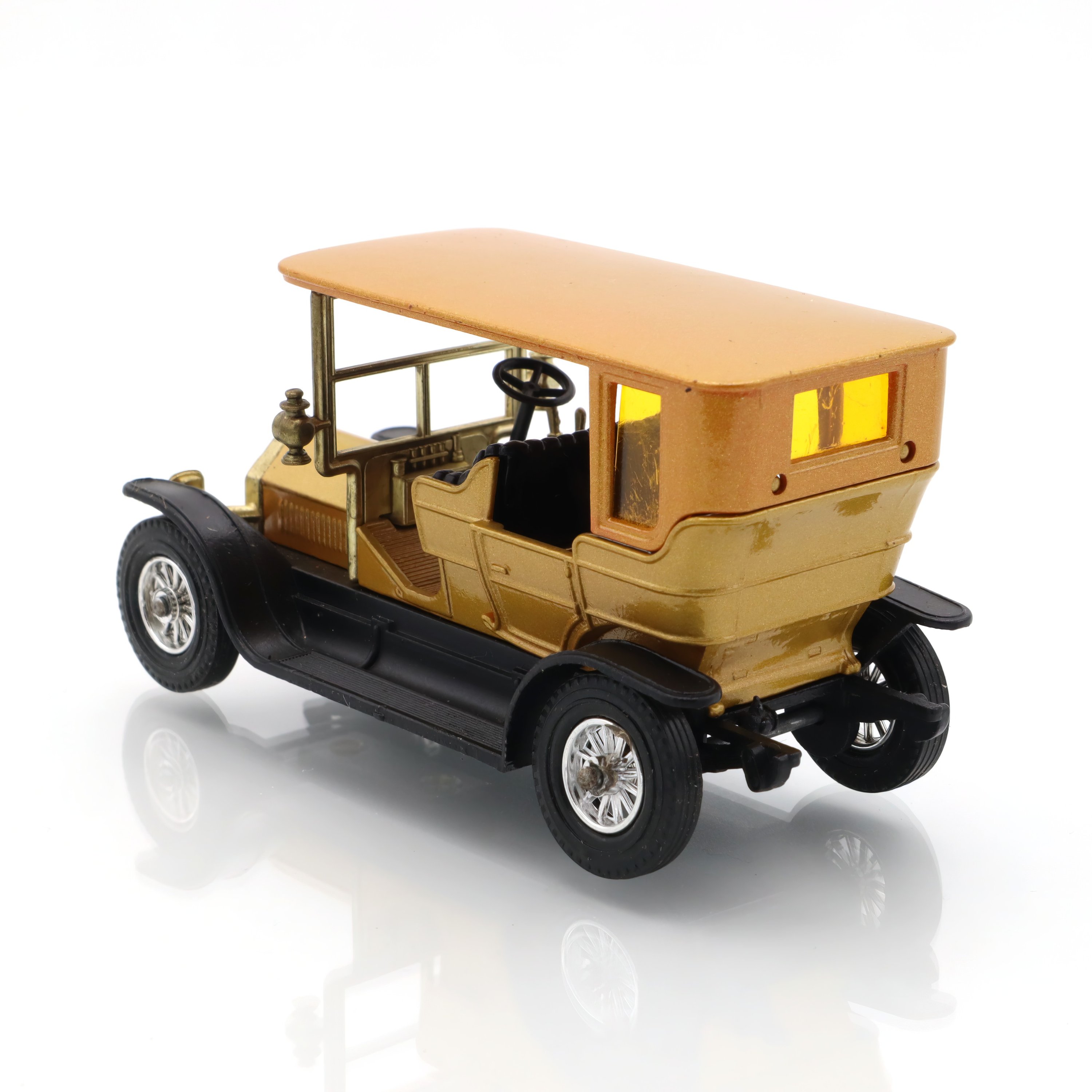 Y-5 1907 Peugeot - Vintage Collectible - Lesney Series - Blue Body - Cream Interior - Diecast Replica - Yesteryear Collection