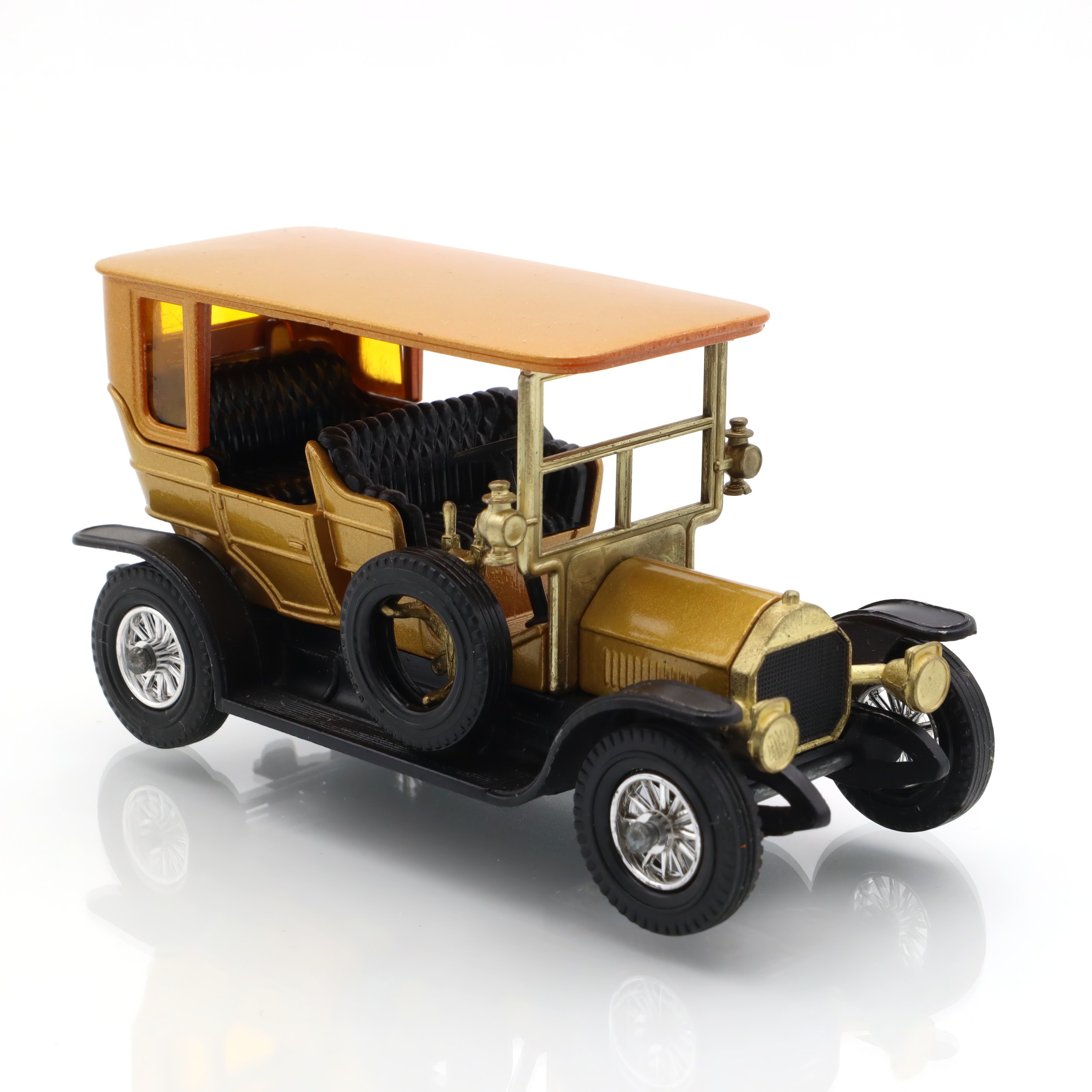 Y-5 1907 Peugeot - Vintage Collectible - Lesney Series - Blue Body - Cream Interior - Diecast Replica - Yesteryear Collection
