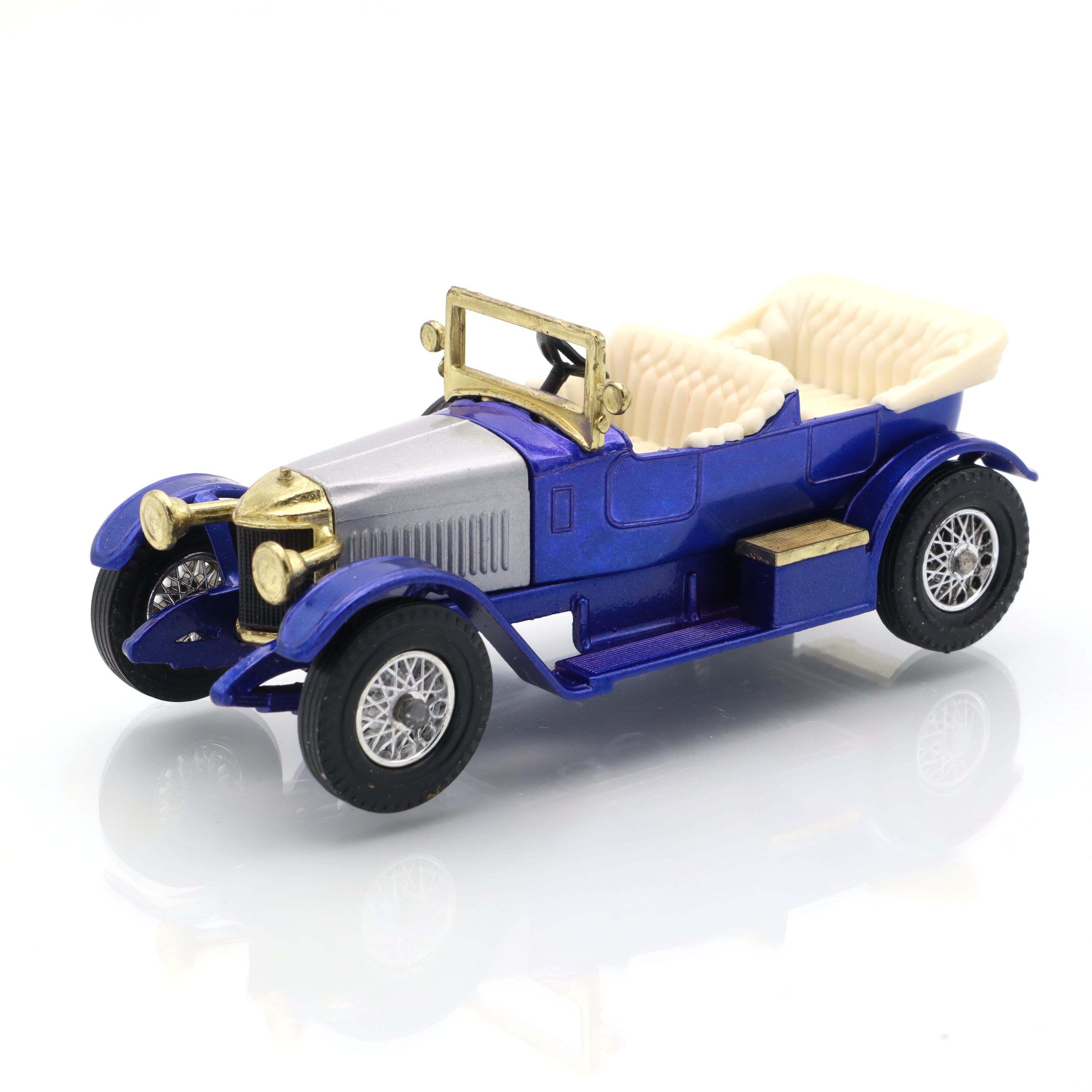 Y-21 Blue Prince Henry Vauxhall - Vintage Collectible Diecast Car - 1911 Model - Classic Toy Vehicle - Limited Edition Model