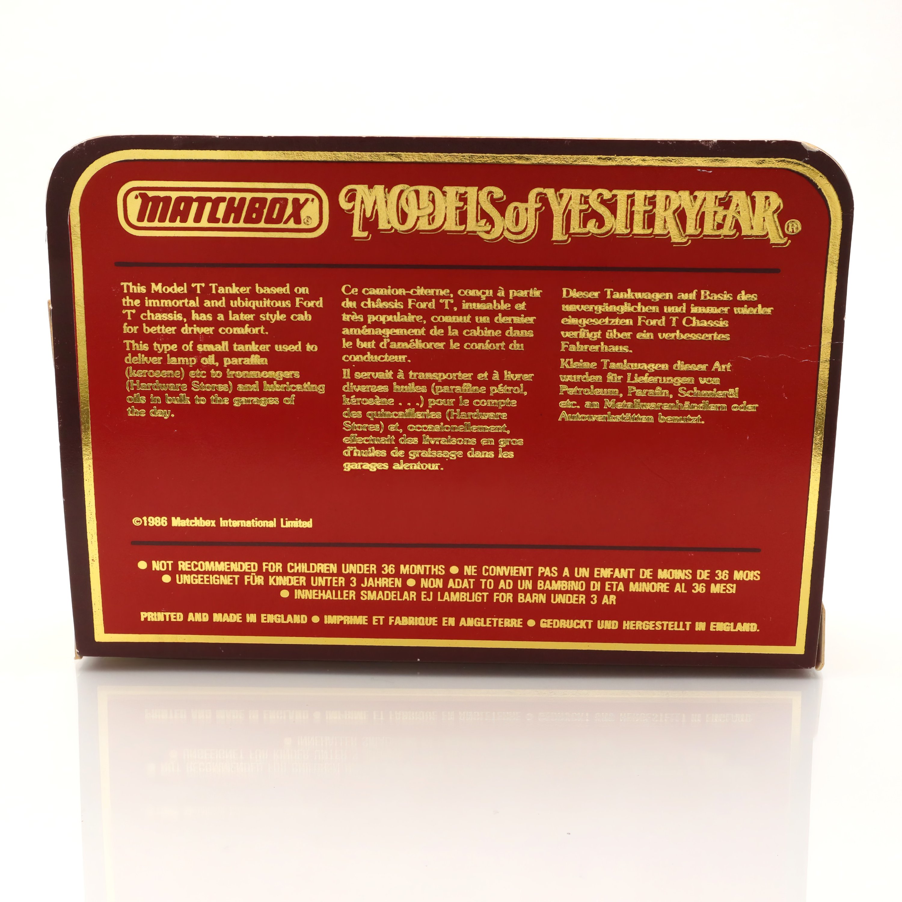 Y-3 Red Crown Gasoline Tanker - Vintage Collectible Diecast Model - 1930s Inspired Design - Perfect For Classic Car Enthusiasts