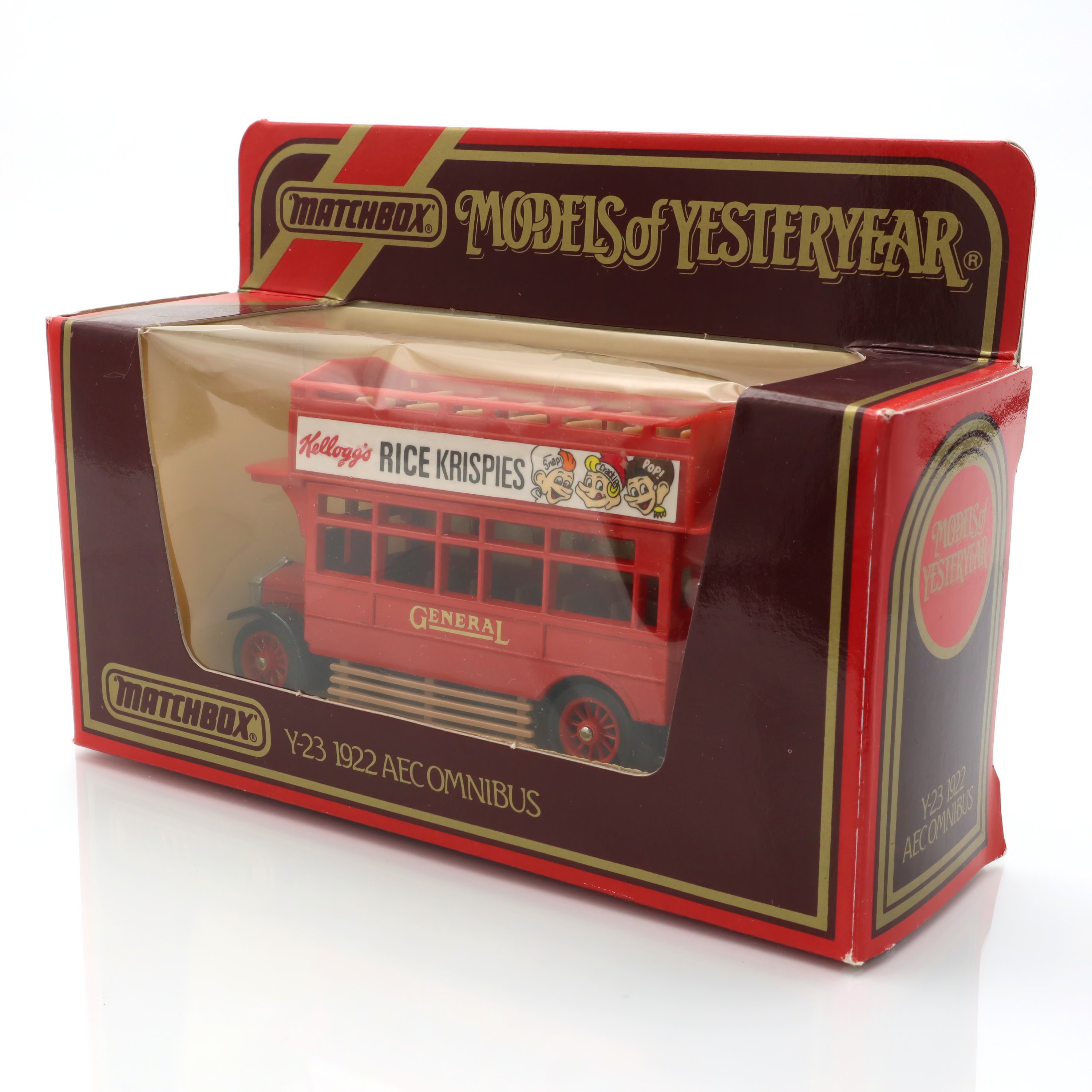 Y-23 Aec Omnibus - Vintage Diecast Model - Collector’s Edition - Classic British Vehicle - Retro Bus Replica