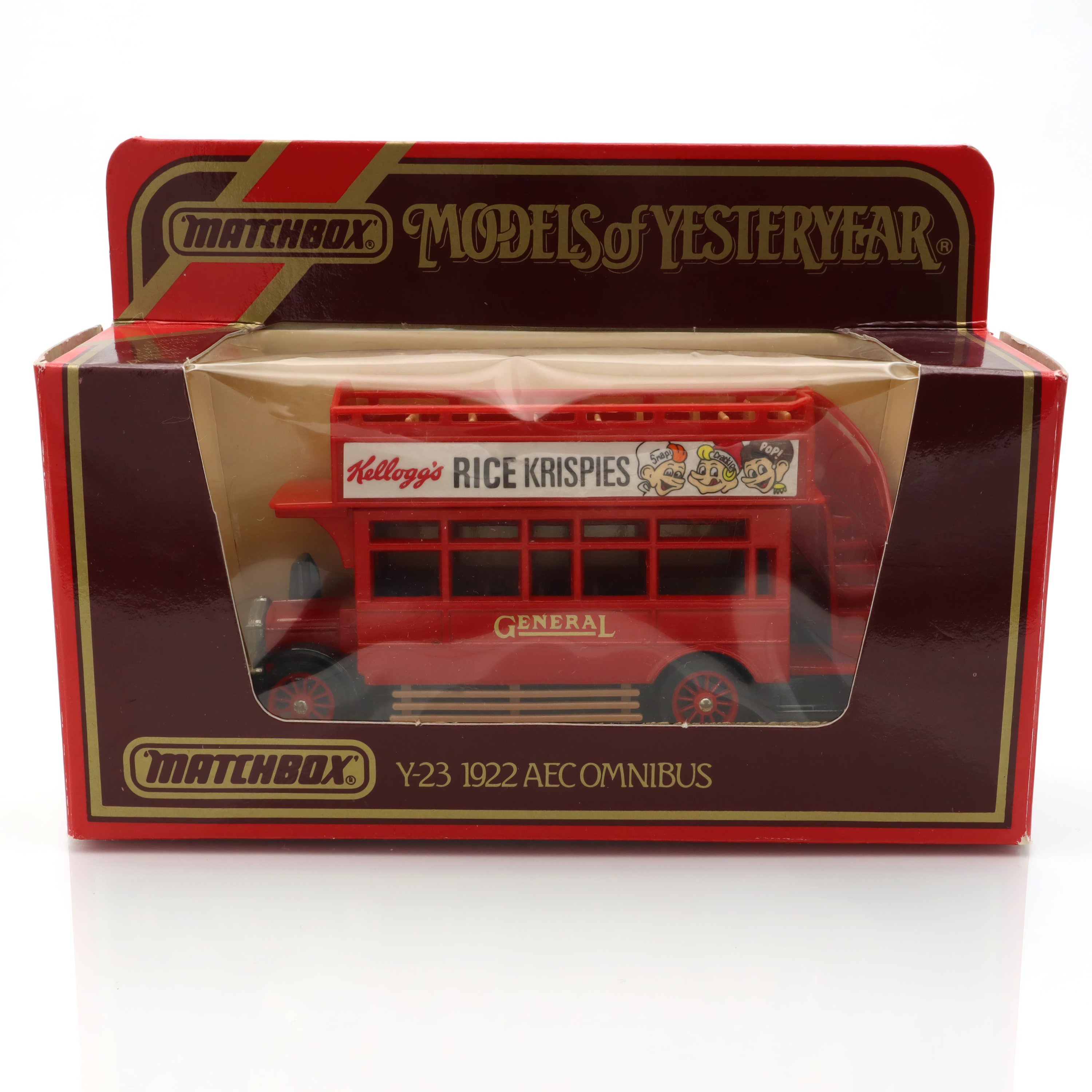 Y-23 Aec Omnibus - Vintage Diecast Model - Collector’s Edition - Classic British Vehicle - Retro Bus Replica