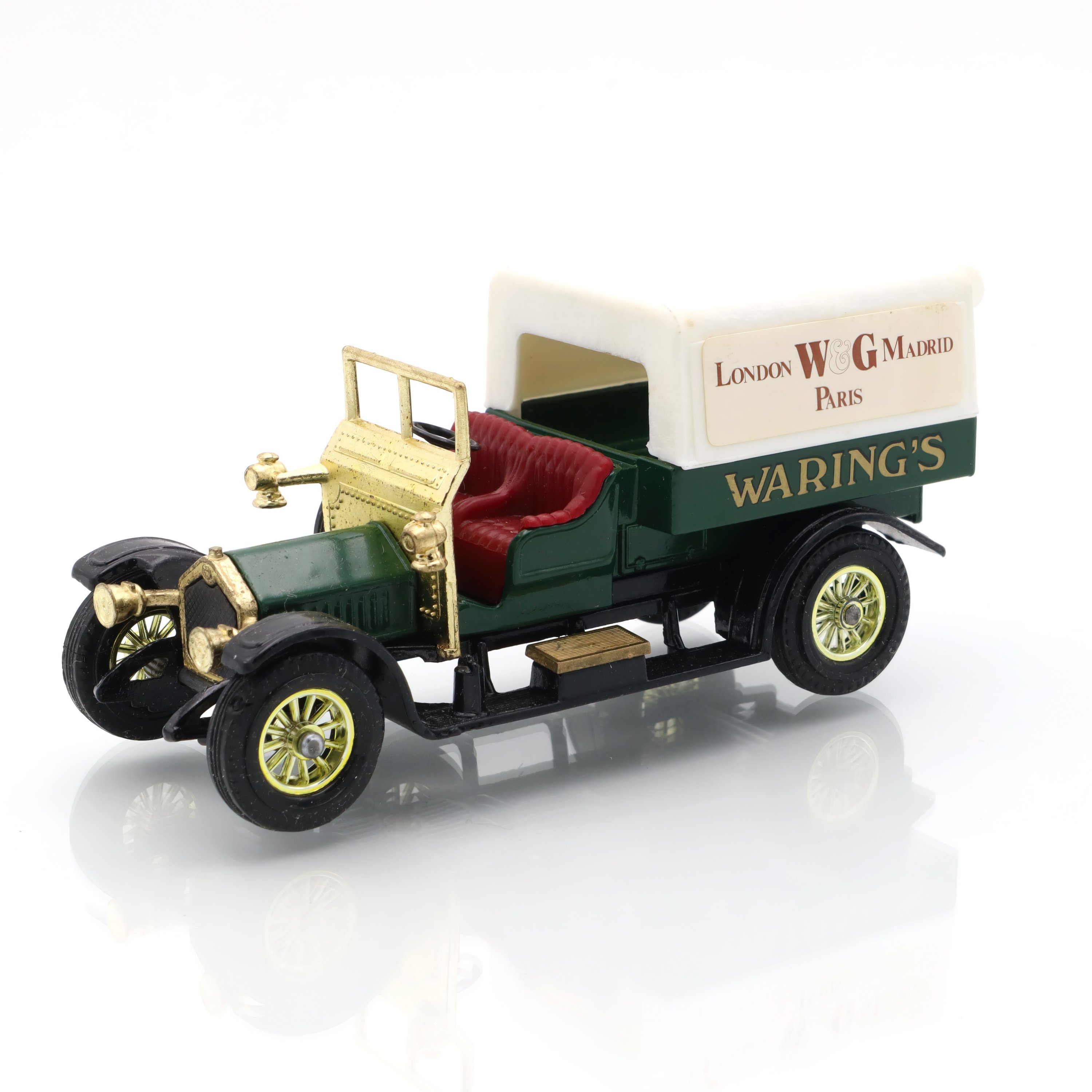 Y-13 Crossley 1918 Warning’s Truck - Vintage Diecast Model - Matchbox Collectible - Antique Toy Vehicle - Classic Car Replica