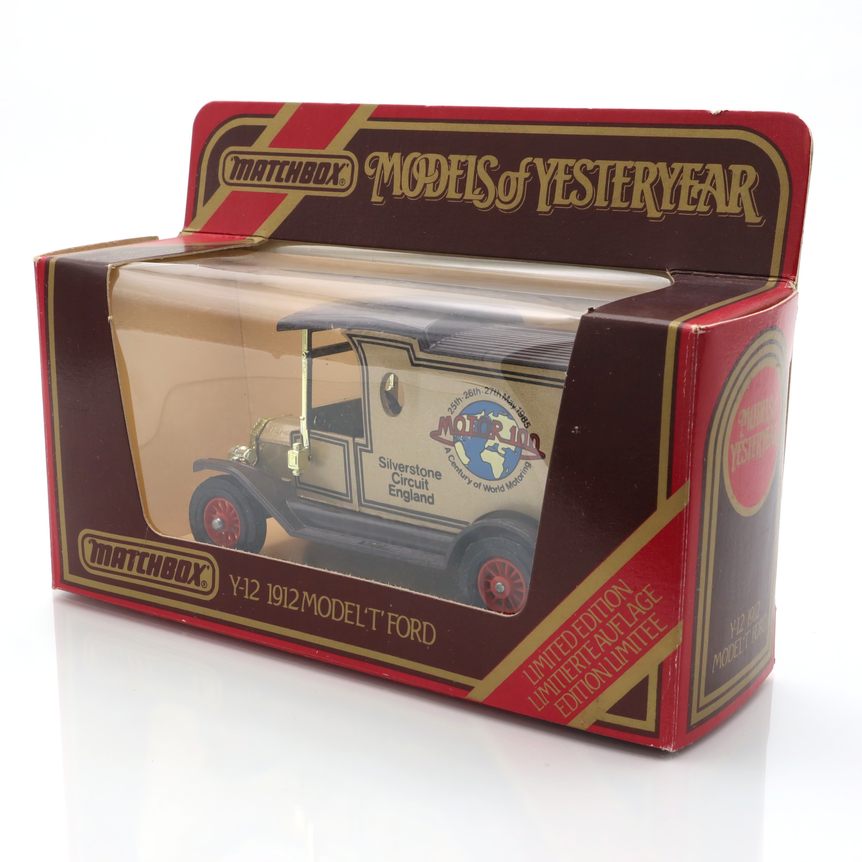 Y-12 1912 Ford Model T Motor 100 - Vintage Diecast Collectible - Matchbox Models Of Yesteryear - Classic Ford Replica - Antique Car Model