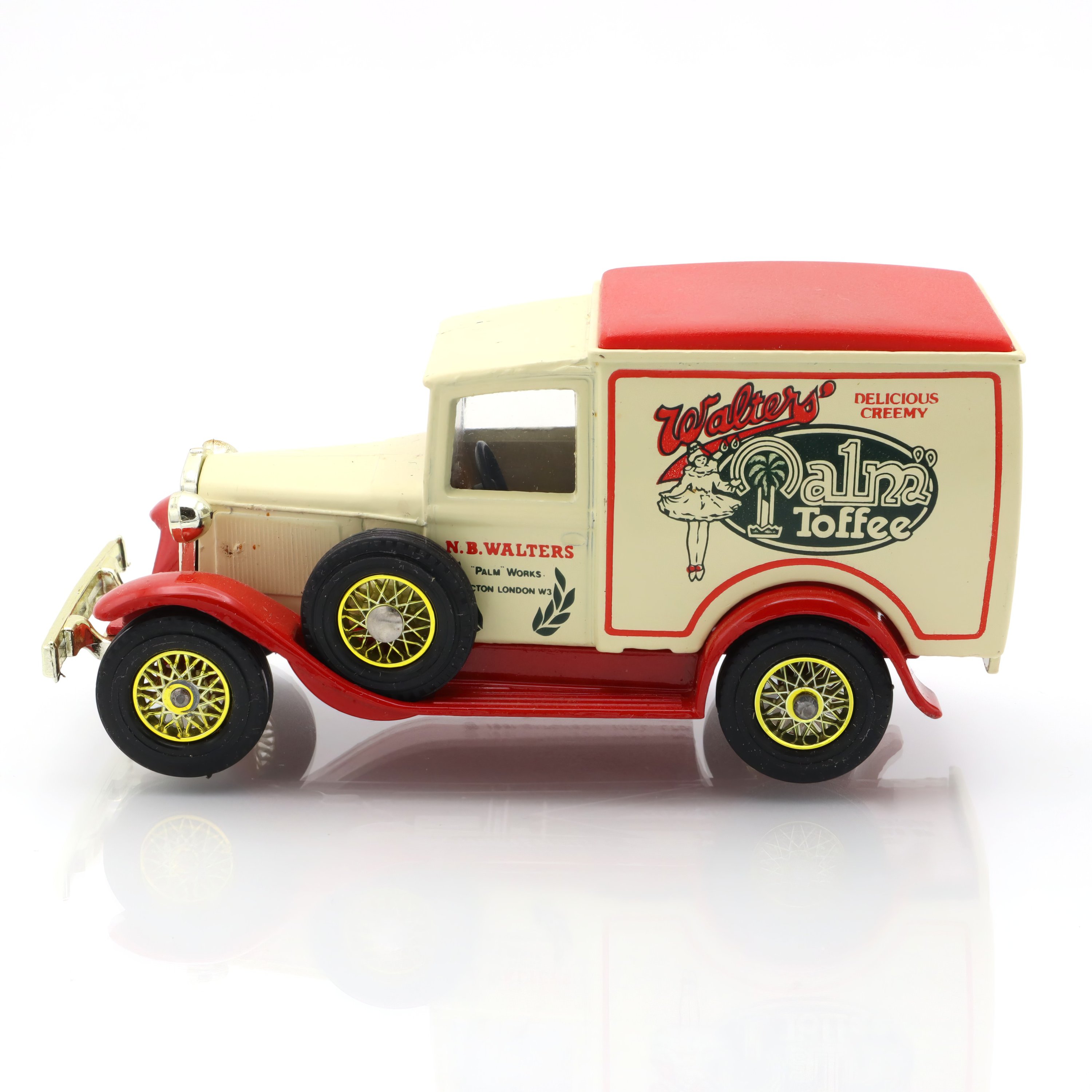 Y-22 Model A Ford Van - Walters - Vintage Diecast Collectible - Classic Toy Car - 1930s Era Model - Rare Matchbox Van
