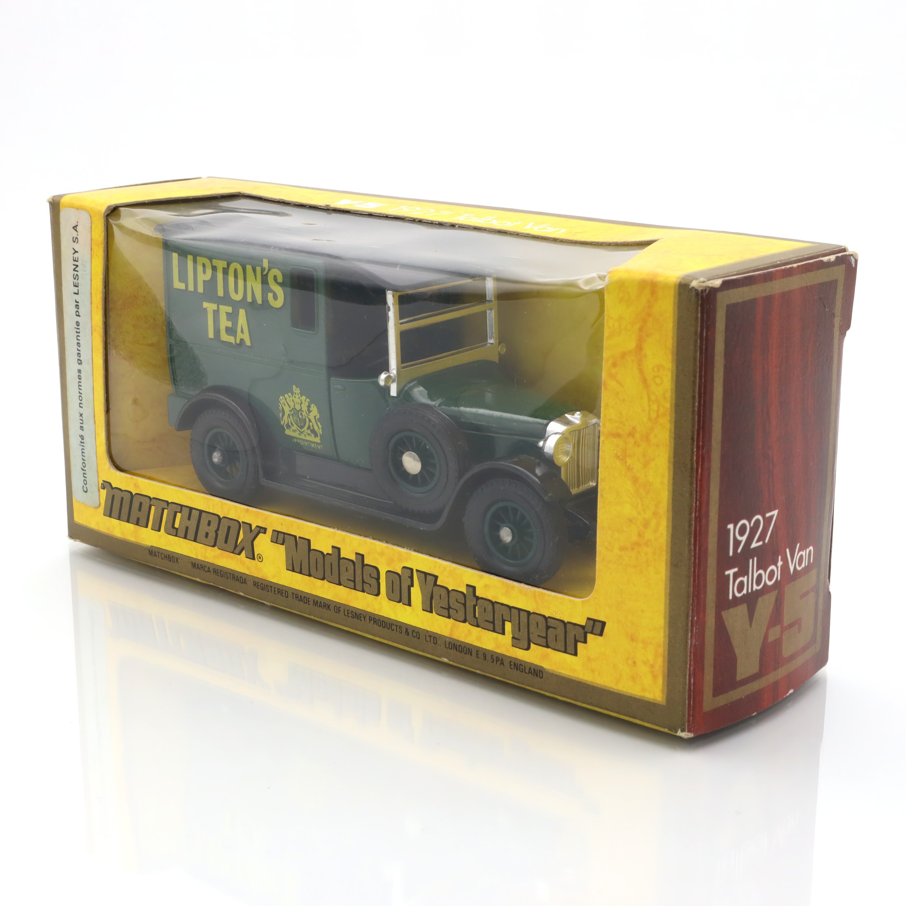 Y-5 Talbot Lipton’s Tea - Vintage Diecast Model - 1920s Inspired Collectible - Classic Car Design - Rare Matchbox Edition