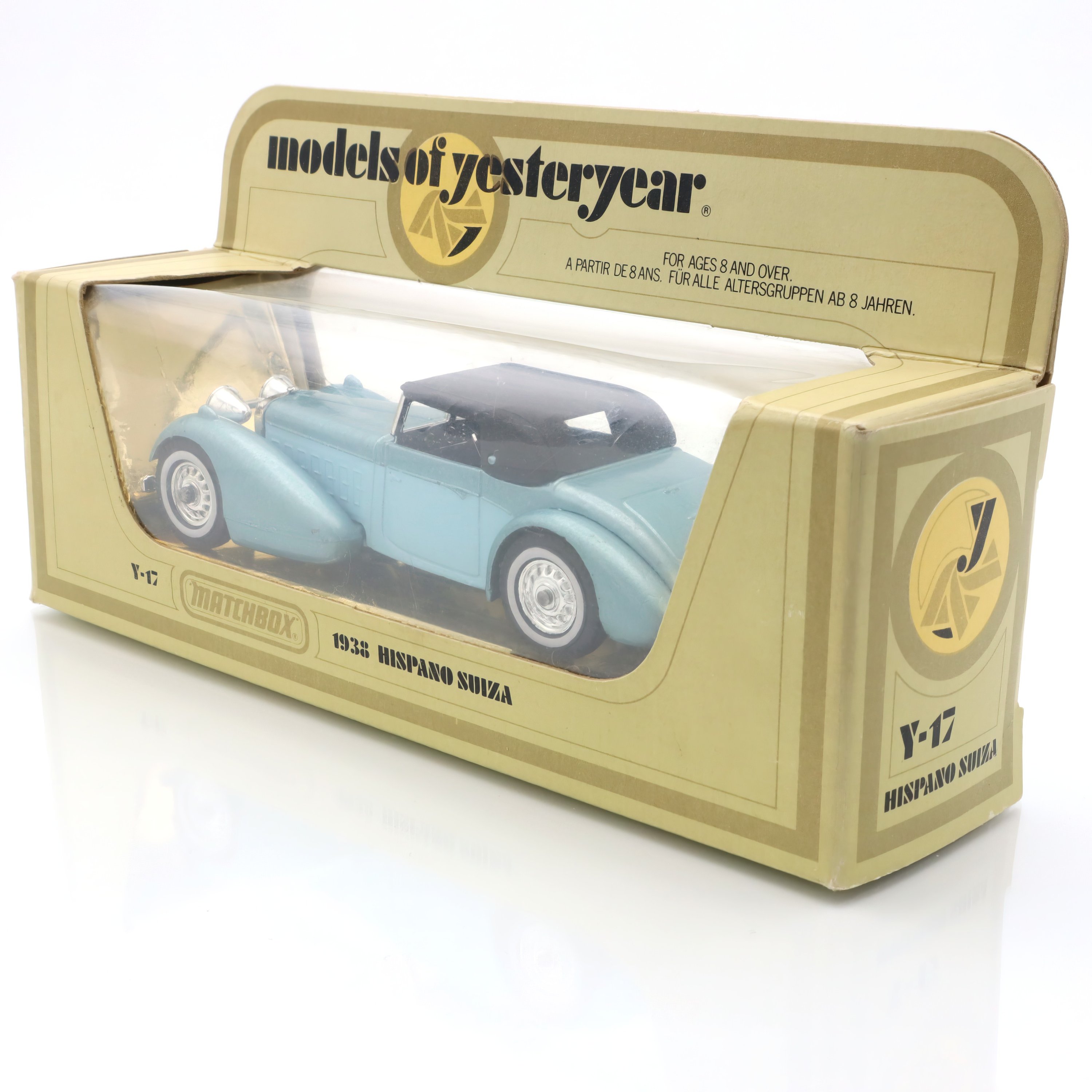 Y-17 1933 Hispano Suiza - Vintage Collectible Diecast Model - Classic Car Replica - Highly Detailed Miniature