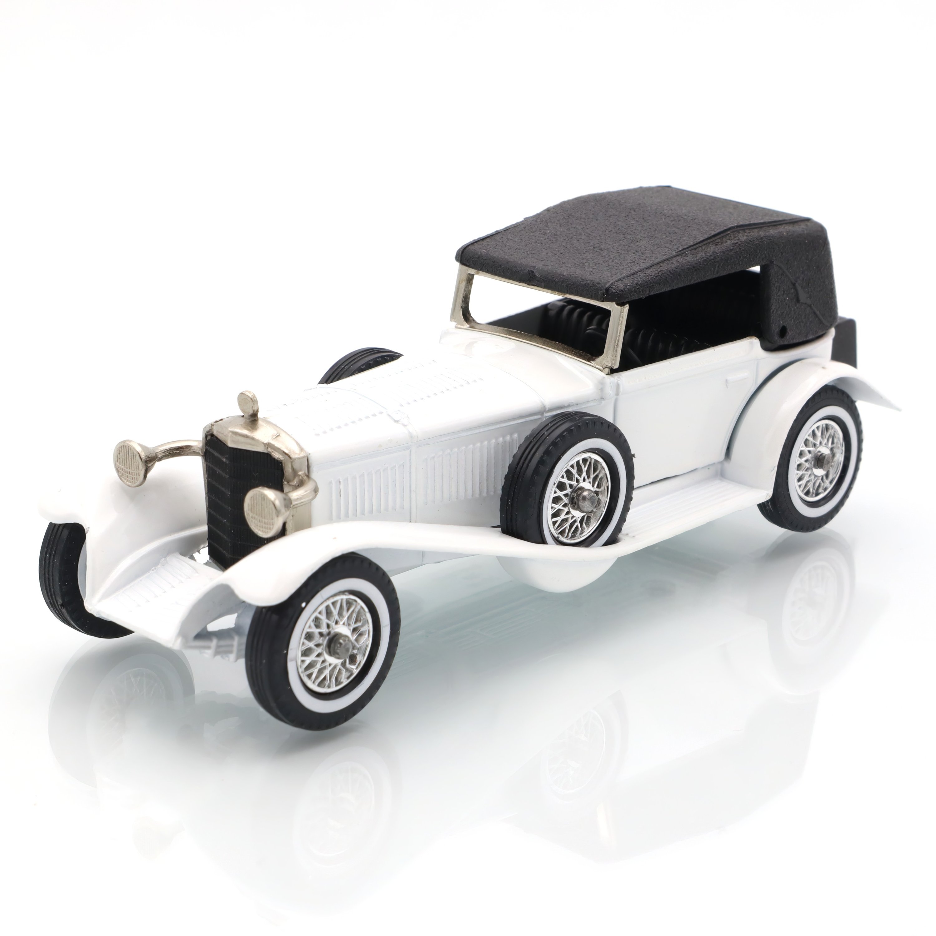 Y-16 Mercedes SS White - Vintage Diecast Car - Collectible Model Vehicle - Classic Mercedes Benz Toy - Matchbox Models Of Yesteryear