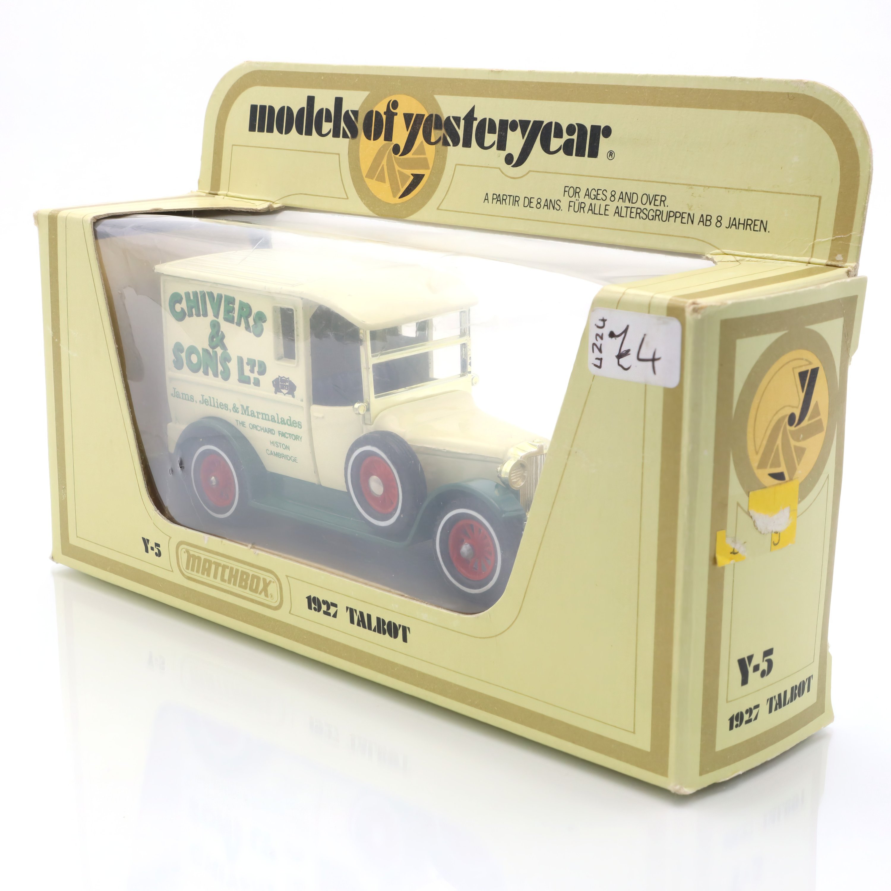 Y-5 Talbot Chivers Van - Vintage Collectible Diecast Car - Matchbox Models Of Yesteryear - Classic Vehicle Replica - Display Model