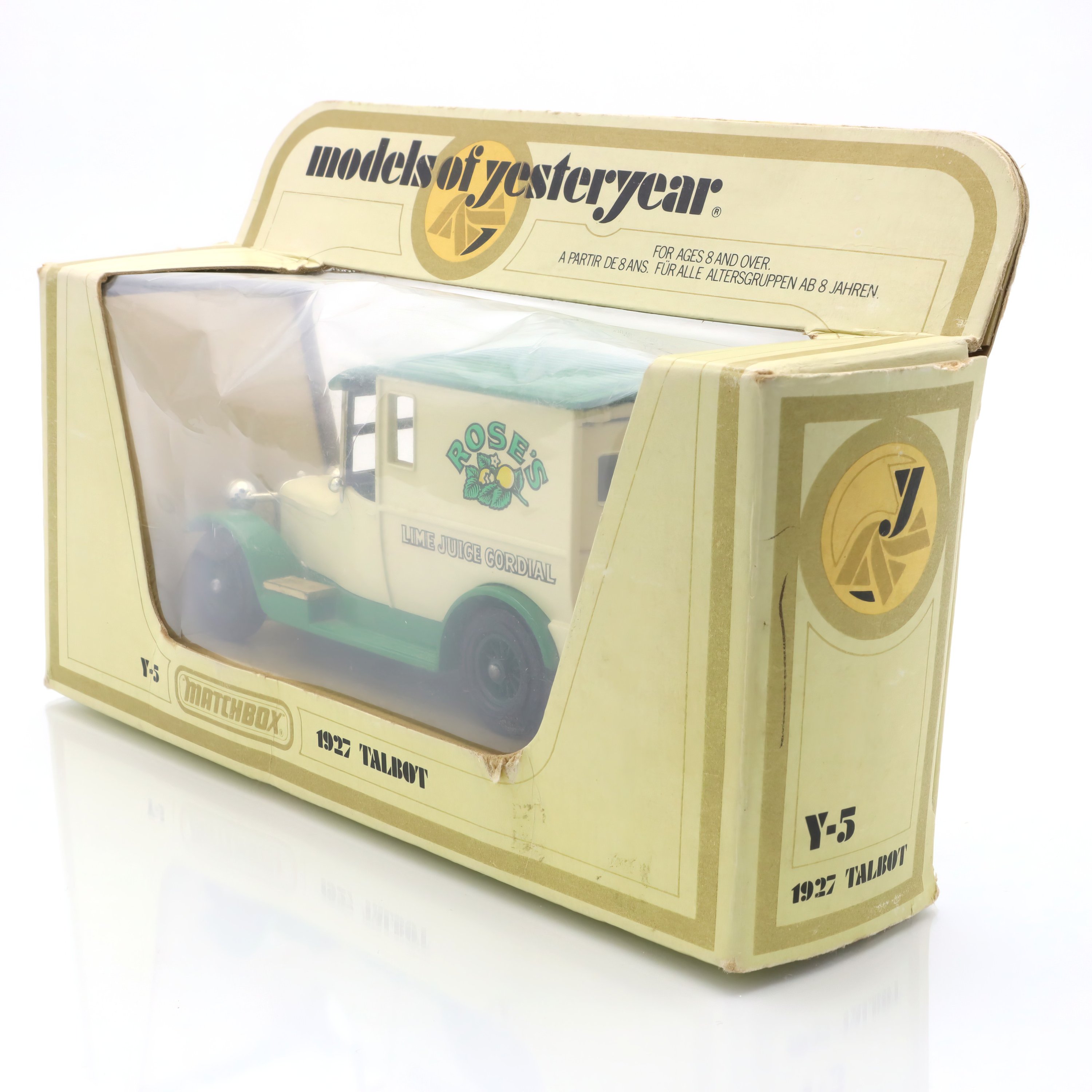 Y-5 Talbot 1927 Rose’s Van - Vintage Diecast Model - Collector’s Edition - Classic Car Replica - Matchbox Models Of Yesteryear