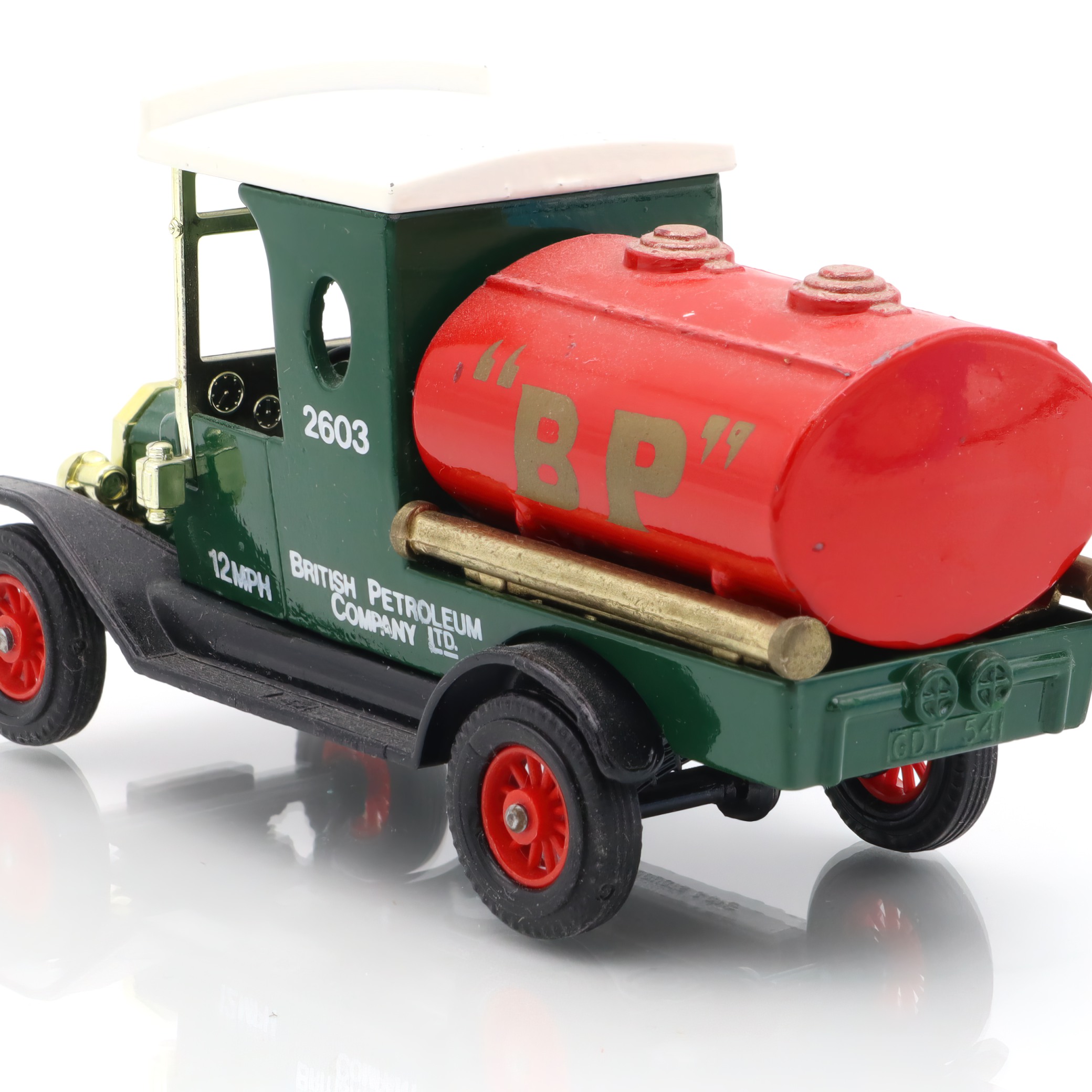 Ford Model BP Tanker Diecast Toy Truck Detailed View Thumbnail for Ford Model-T BP - Vintage Car Memorabilia - Antique Automotive Collectible - Classic Car Decor - Models Of Yesteryear