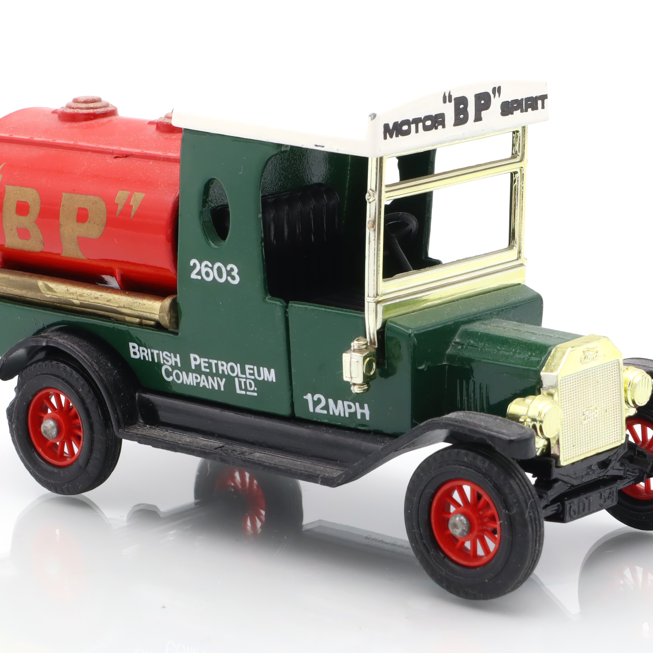 Ford Model BP Spirit Tanker Diecast Collectible Detailed View Thumbnail for Ford Model-T BP - Vintage Car Memorabilia - Antique Automotive Collectible - Classic Car Decor - Models Of Yesteryear