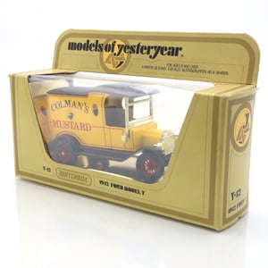 Y-12 1912 Ford Model T - Vintage MOY Collectible Diecast Car - Matchbox Models Of Yesteryear - Antique Toy Replica - Classic Tinplate Model