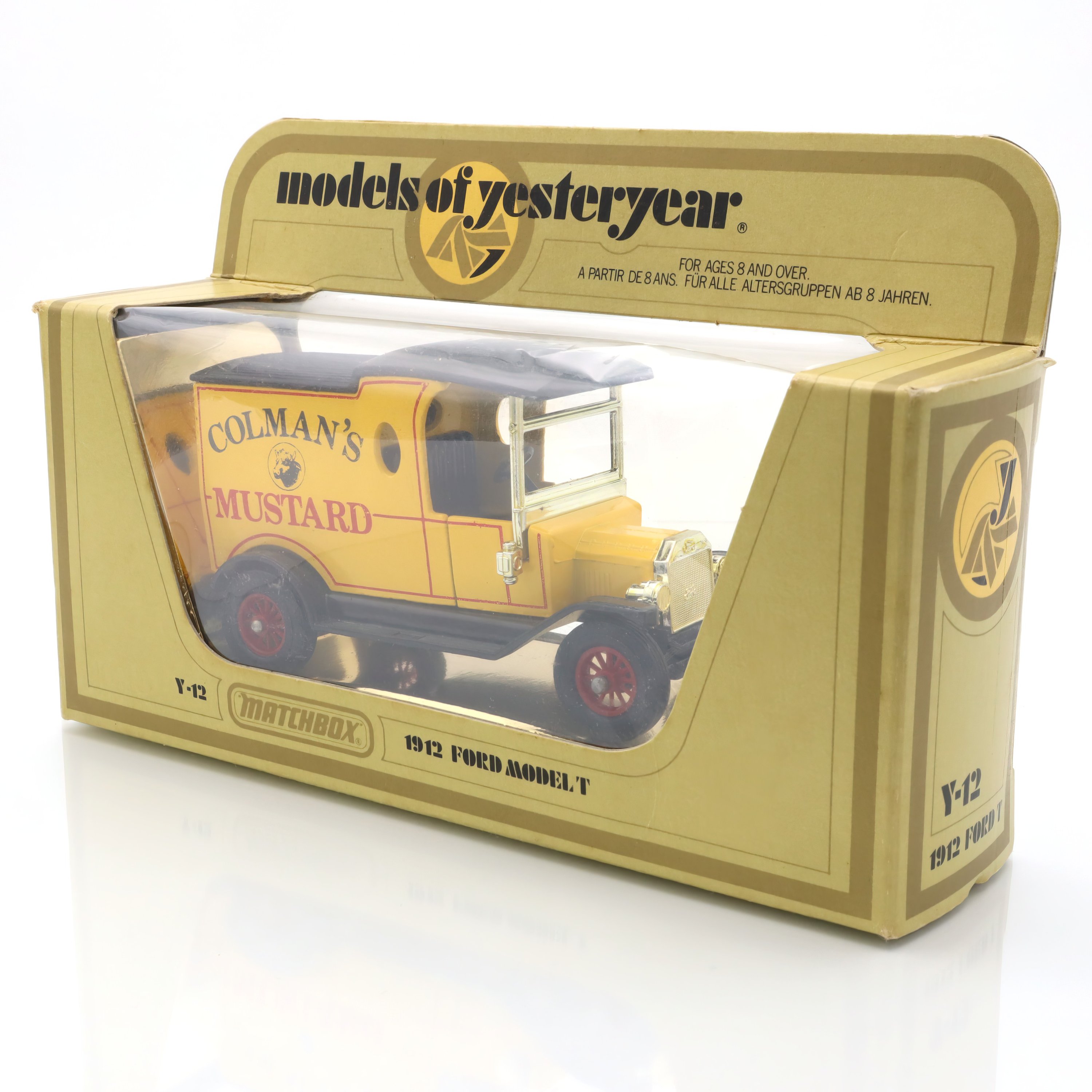Y-12 1912 Ford Model T - Vintage MOY Collectible Diecast Car - Matchbox Models Of Yesteryear - Antique Toy Replica - Classic Tinplate Model