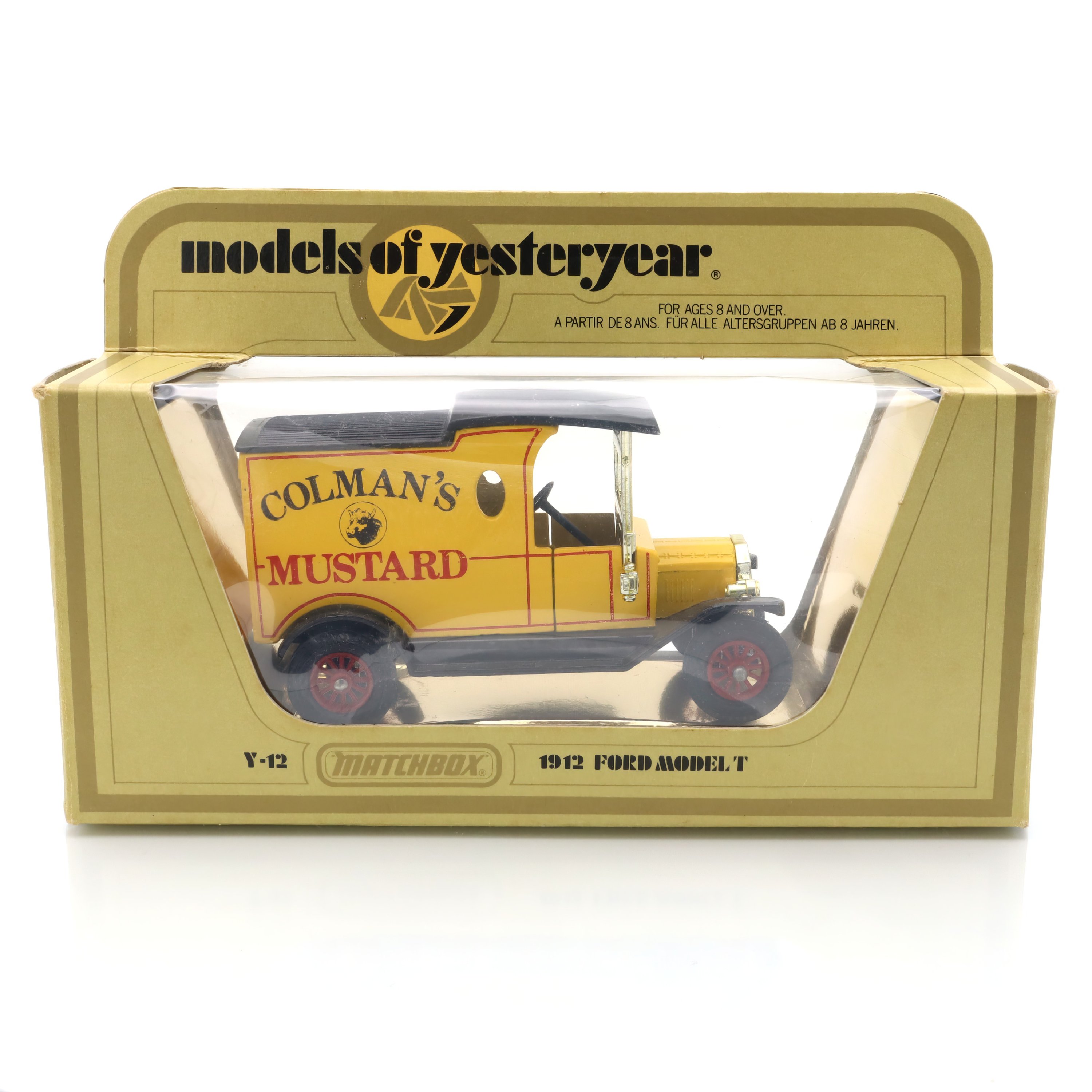 Y-12 1912 Ford Model T - Vintage MOY Collectible Diecast Car - Matchbox Models Of Yesteryear - Antique Toy Replica - Classic Tinplate Model