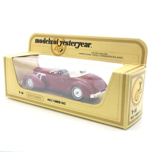 Y-18 1937 Cord 812 - Vintage Diecast Car - Collectible Model - Classic Automotive Replica - Historic Vehicle Toy - Diecast Metal Model