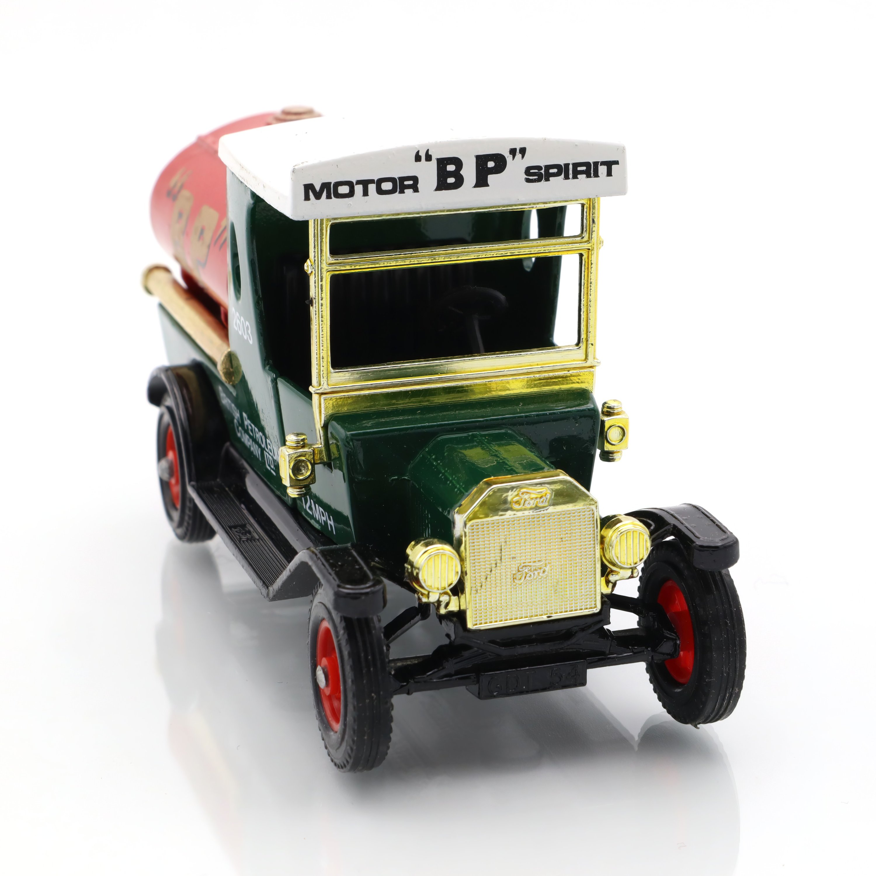 Y-3 1912 Ford Model T BP Tanker - Vintage Diecast Collectible - Antique Toy Car Replica - Classic Model Vehicle